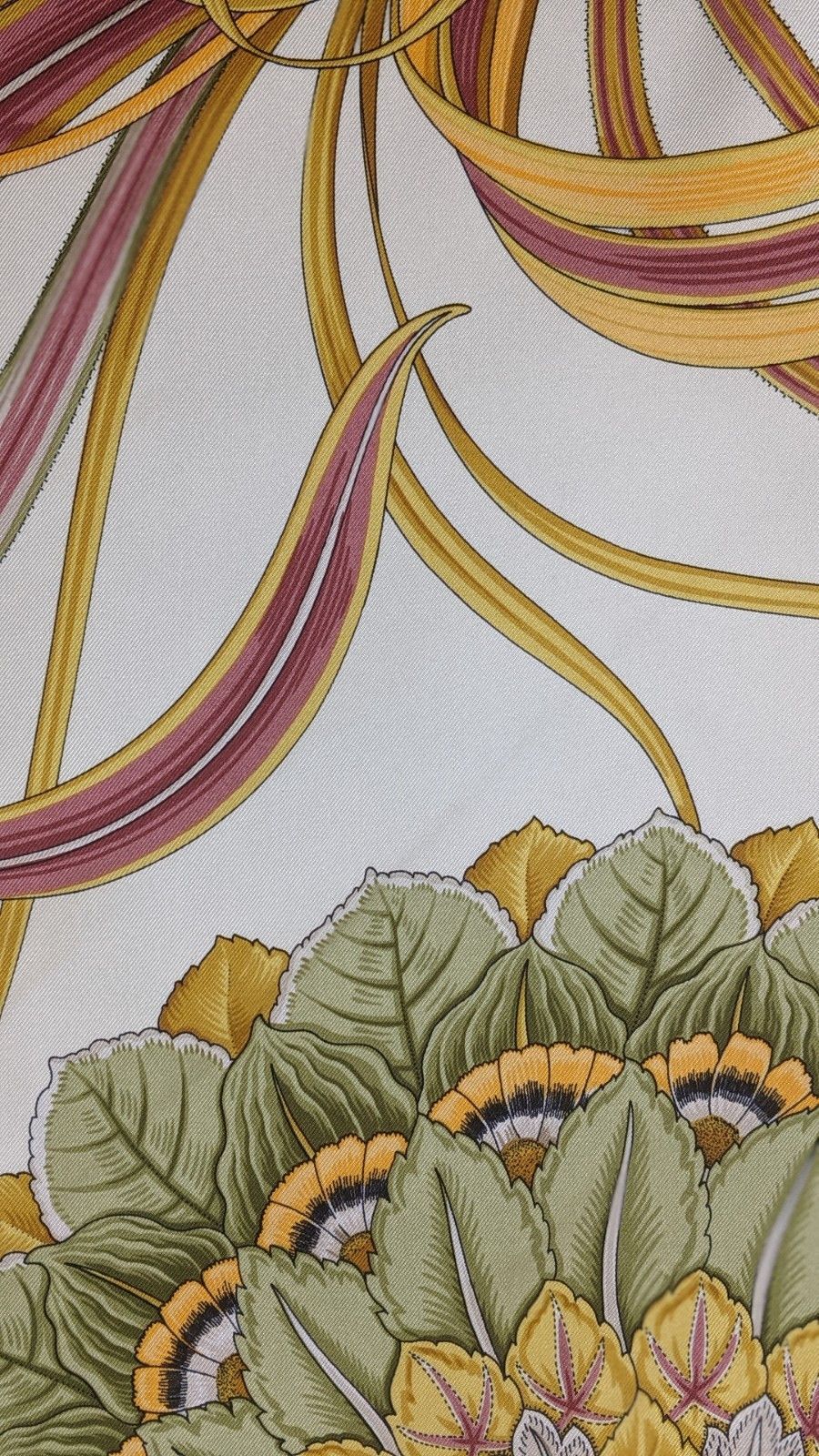 Salvatore Ferragamo Salvatore Ferragamo Lotus Silk Scarf Size ONE SIZE - 8 Thumbnail