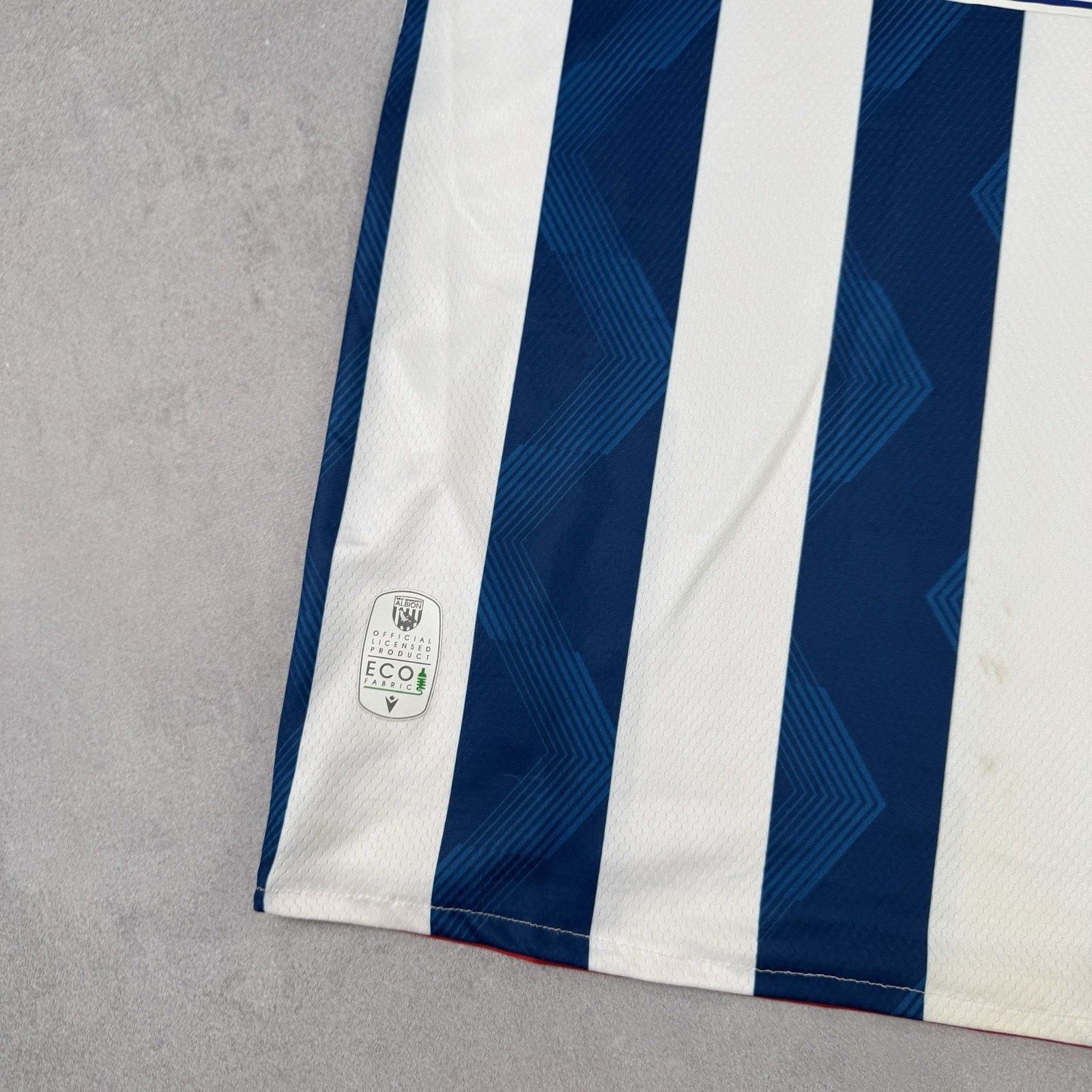 Macron West Bromwich Albion Home 2024 2025 Soccer Jersey Size L Size US L / EU 52-54 / 3 - 11 Thumbnail