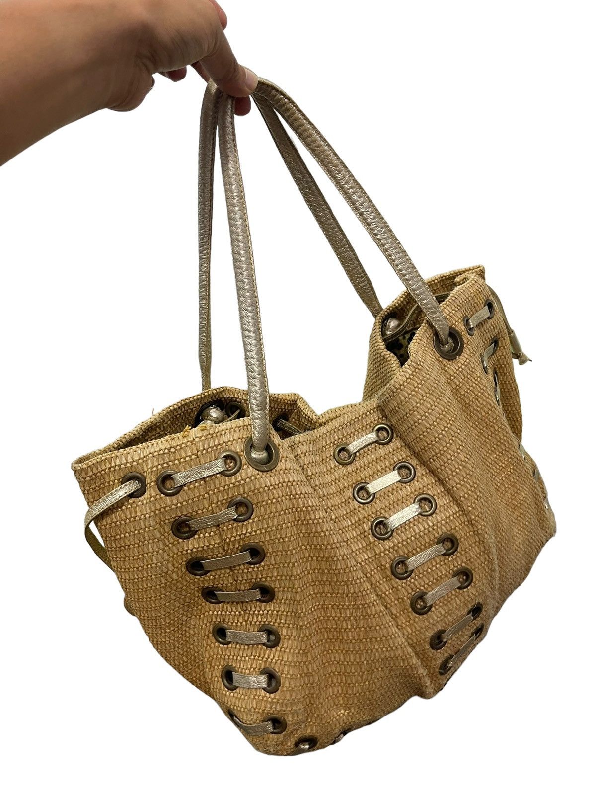Japanese Brand Fibers Leather Serpui Marie Handmade Shoulder Bag 5🟩 Size ONE SIZE - 3 Thumbnail