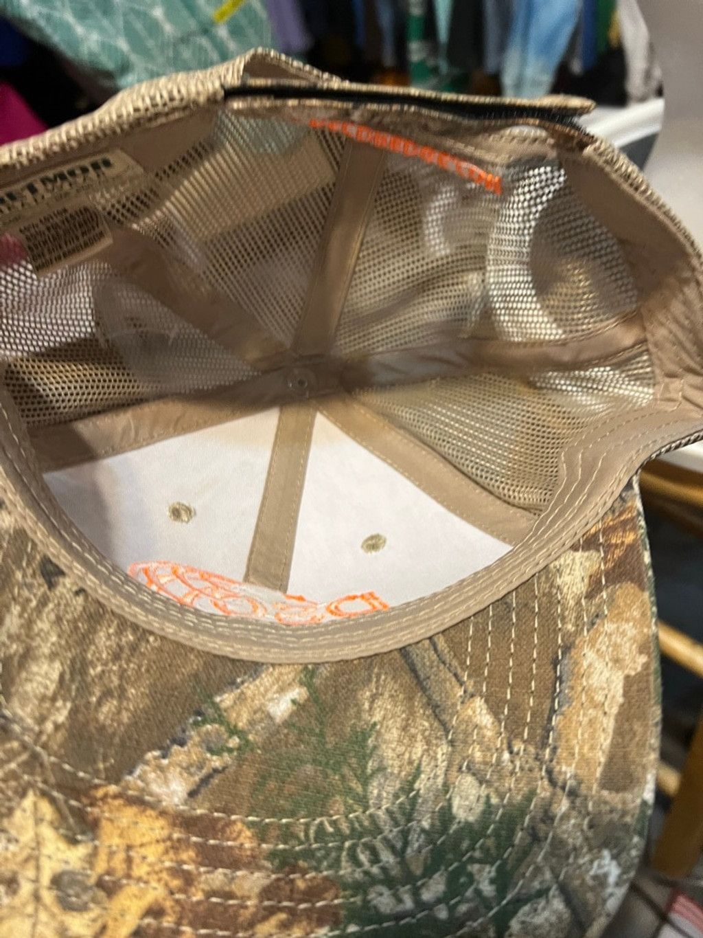 Other Unisex Bretmor Headwear Camo Trucker Hat Tan/Green One Size Size ONE SIZE - 5 Thumbnail