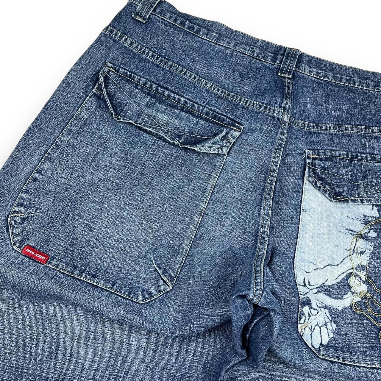 JNCO JNCO Men's Blue Shorts Size US 36 / EU 52 - 3 Thumbnail