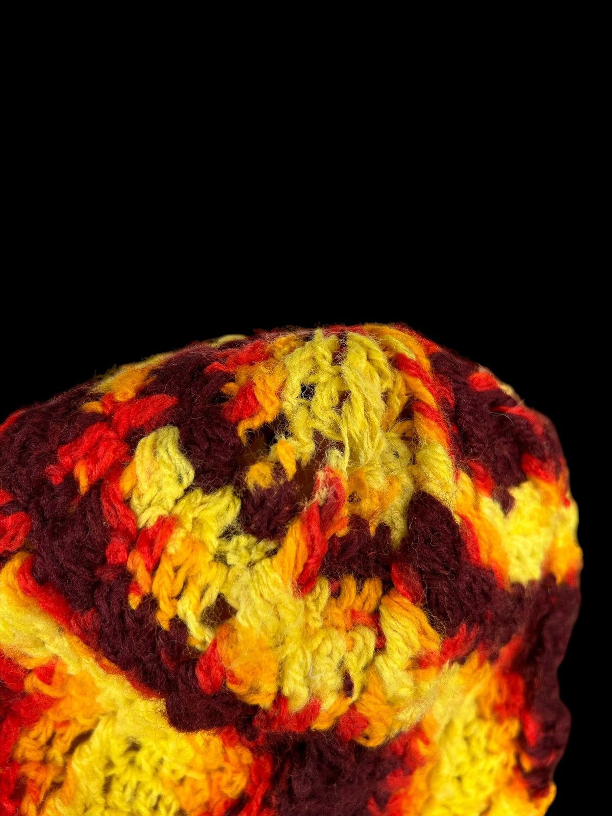 Japanese Brand × Kapital × Vintage Crochet Knitted Handmade Rare Beanie Hats ☠️☠️💥 Size ONE SIZE - 7 Thumbnail