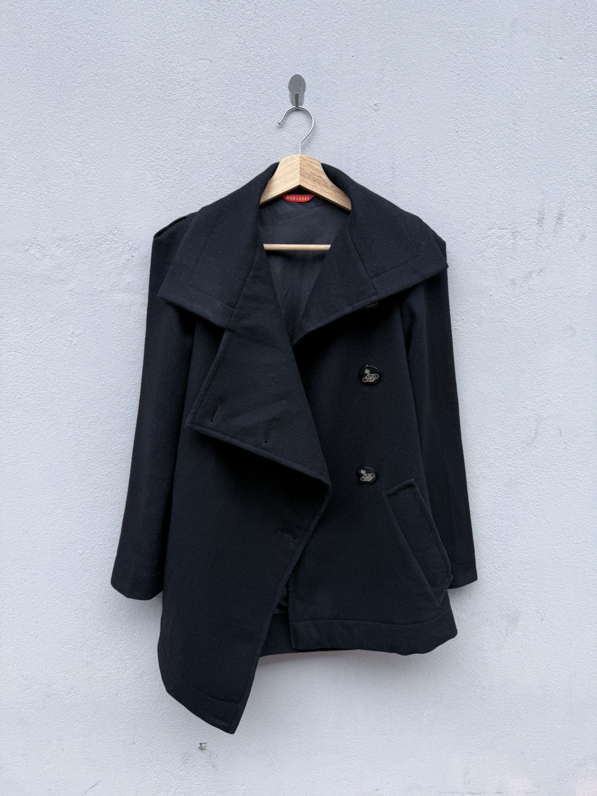 Vivienne Westwood Vivienne Westwood RED LABEL Asymmetrical Wool Coat Size M / US 6-8 / IT 42-44 - 1 Thumbnail