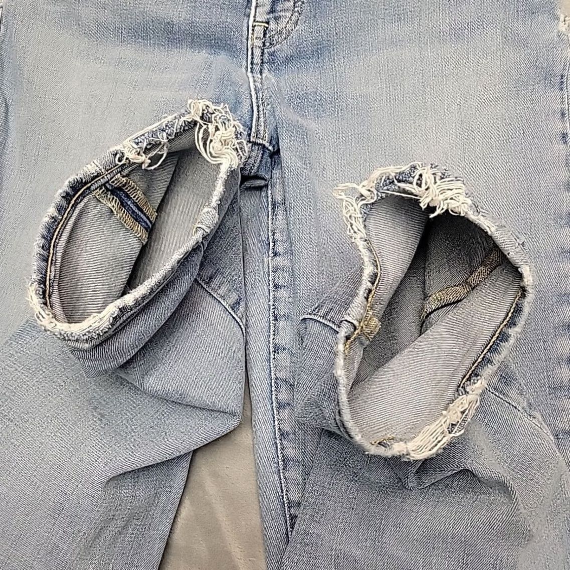 Lucky Brand Lucky Brand Jeans Women 10 Faded Blue Denim Zoe High Rise Straight Leg Pants Buds 90s USA American Denim Jeans Women 10 Boyz? Size 32" / US 10 / IT 46 - 4 Thumbnail