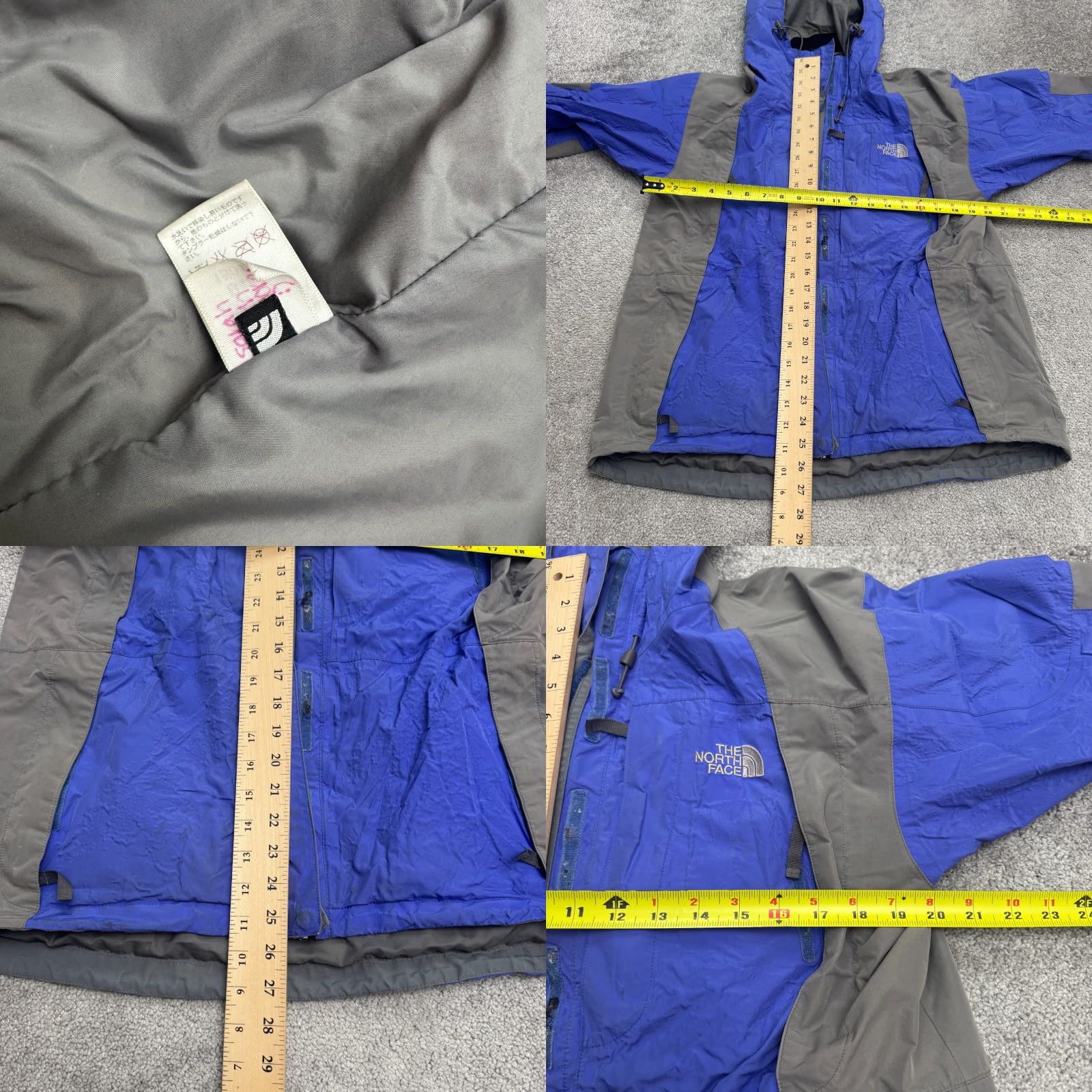 The North Face VINTAGE The North Face Summit Series Gore-Tex XCR Hoodie Jacket Womens M Blue Logo Zipper Pockets Mid-Length Full Zip Size M / US 6-8 / IT 42-44 - 10 Thumbnail