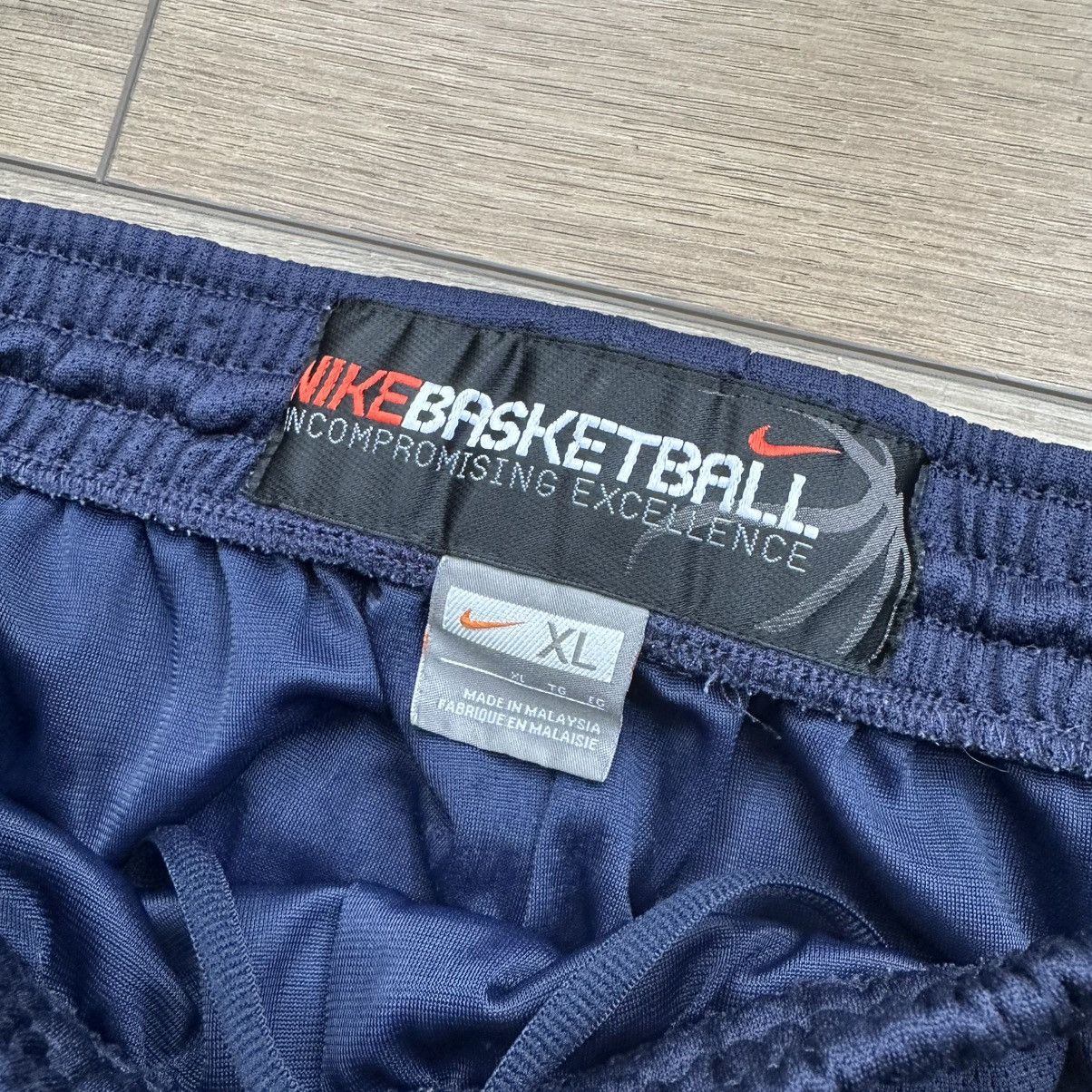 Nike Vintage 2000s Nike Navy Striped Wide Leg Track Pants Size US 33 - 6 Thumbnail