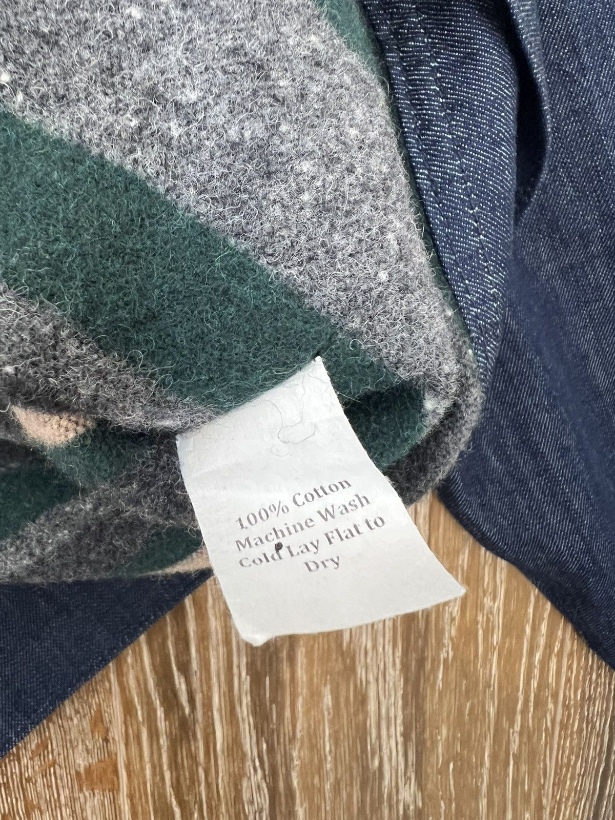 WYTHE Wythe Blanket-Lined Denim Buckaroo Jacket Size US S / EU 44-46 / 1 - 4 Thumbnail