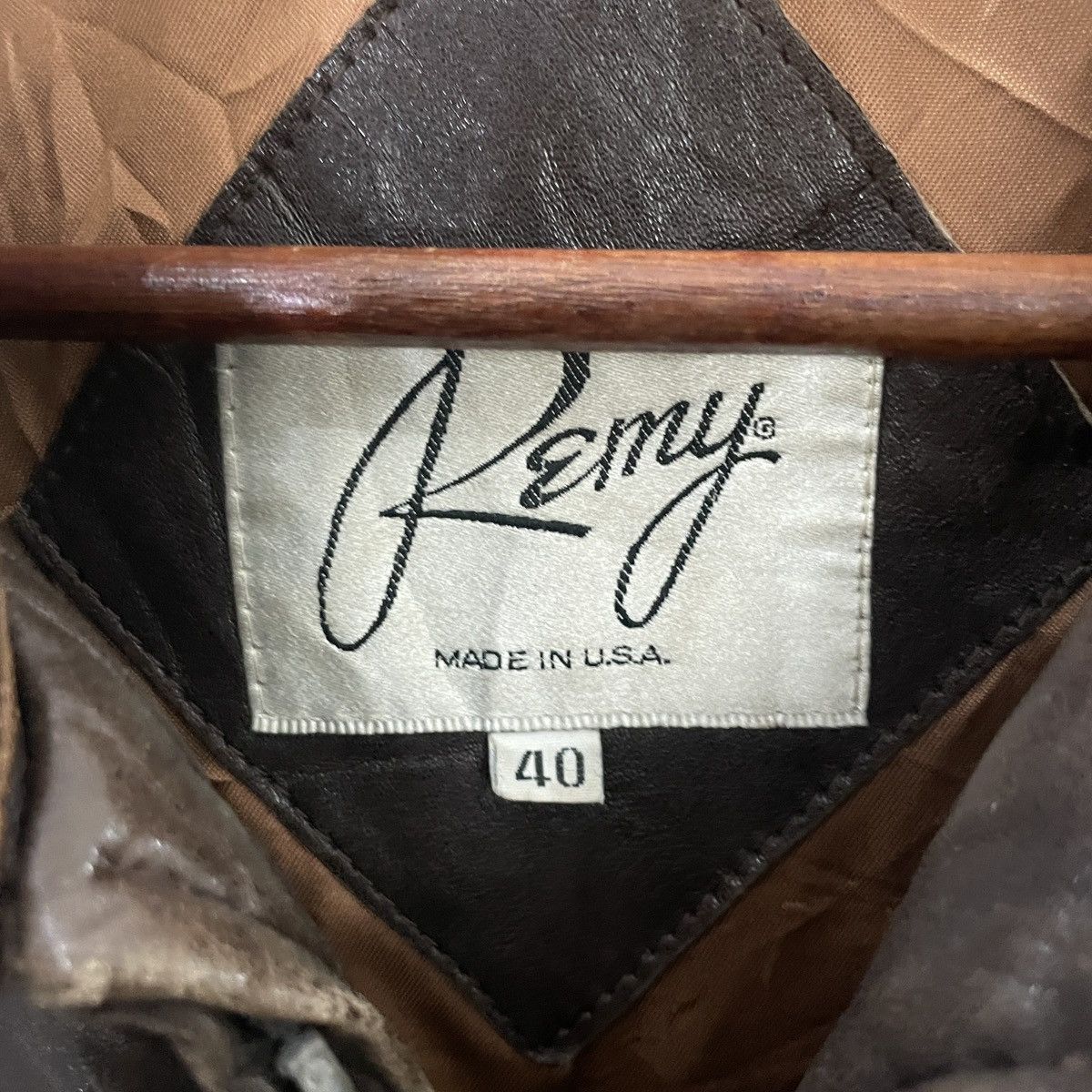 Remy Vintage 90s Remy Leather Jacket Size US L / EU 52-54 / 3 - 5 Thumbnail