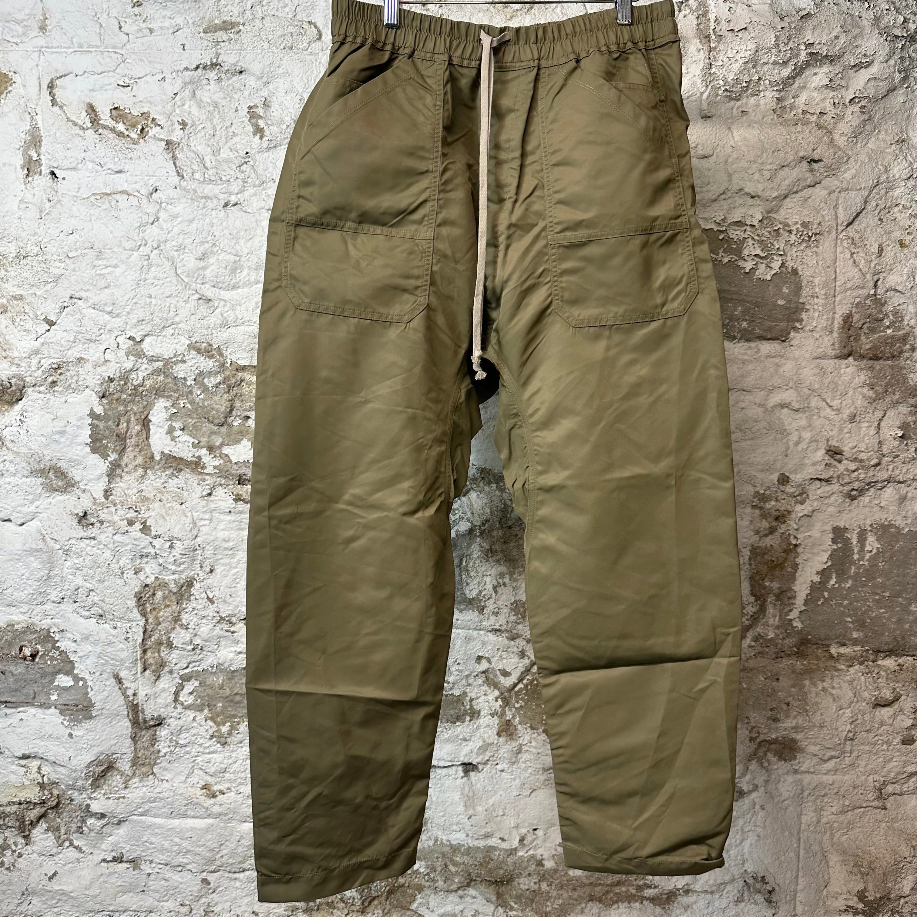 Rick Owens Rick Owens Pale Green Nylon Pants Sz L Size US 34 / EU 50 - 1 Thumbnail