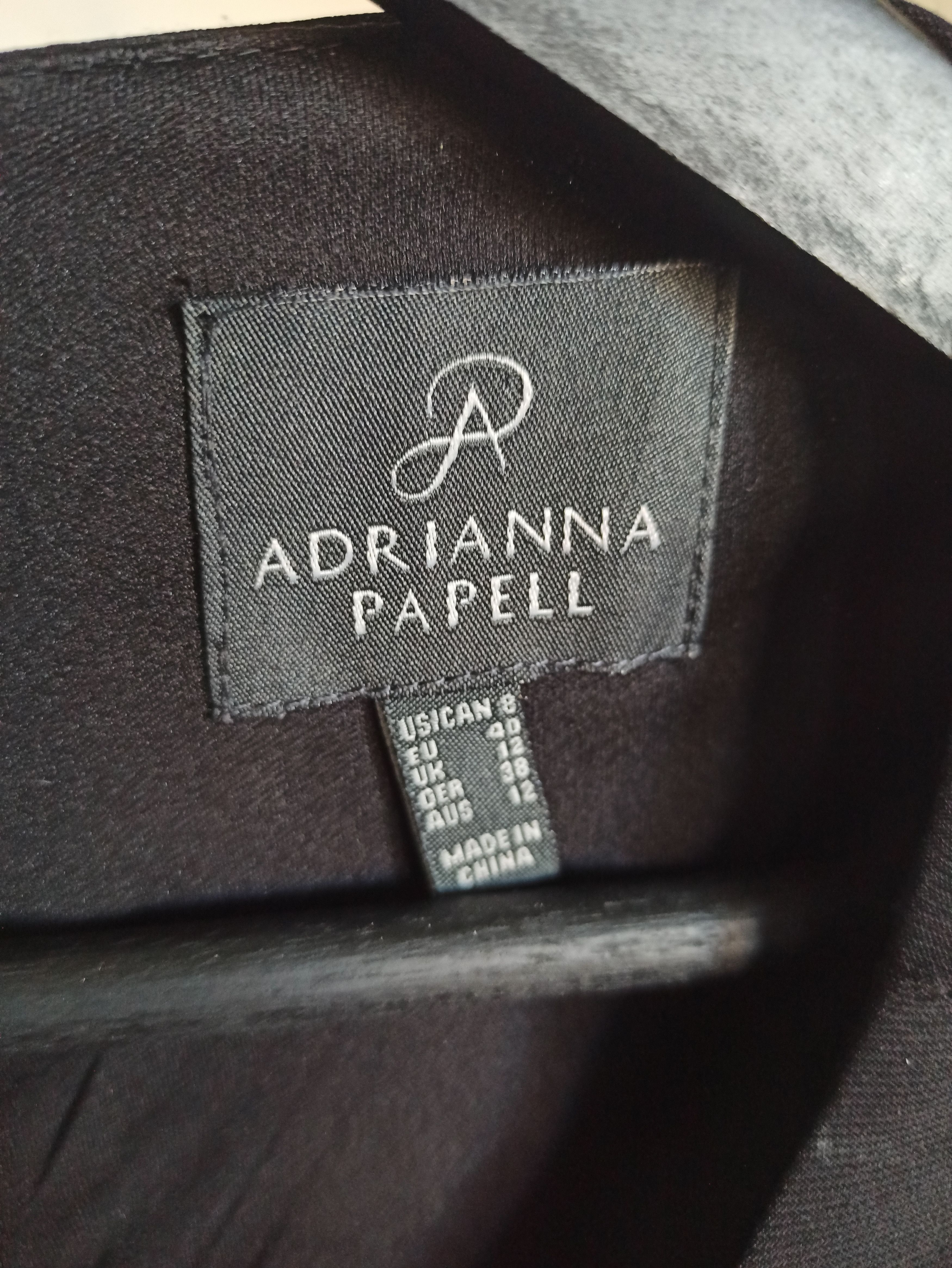 Adrianna Papell Black dress Adrianna Pappell size 40 Size L / US 10 / IT 46 - 3 Thumbnail