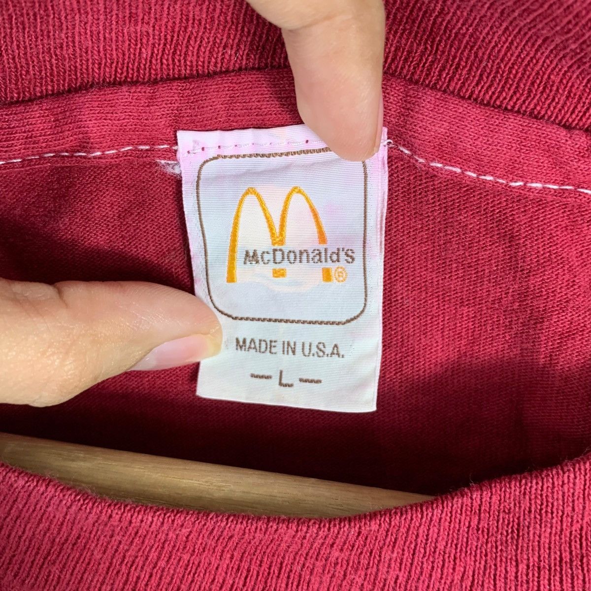 Vintage Vintage 1994 MCDONALDS JAPAN STORE Promo Ads Tee Shirt Top Size US L / EU 52-54 / 3 - 6 Thumbnail