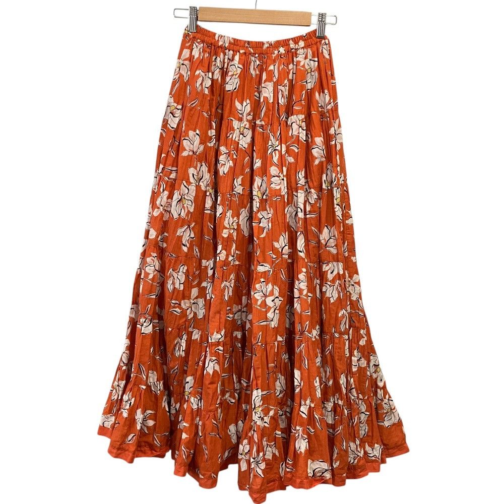 Other Other MARIHA Flower Gather Long Skirt Textile Skirts DUTY FREE for USA Size ONE SIZE - 1 Thumbnail