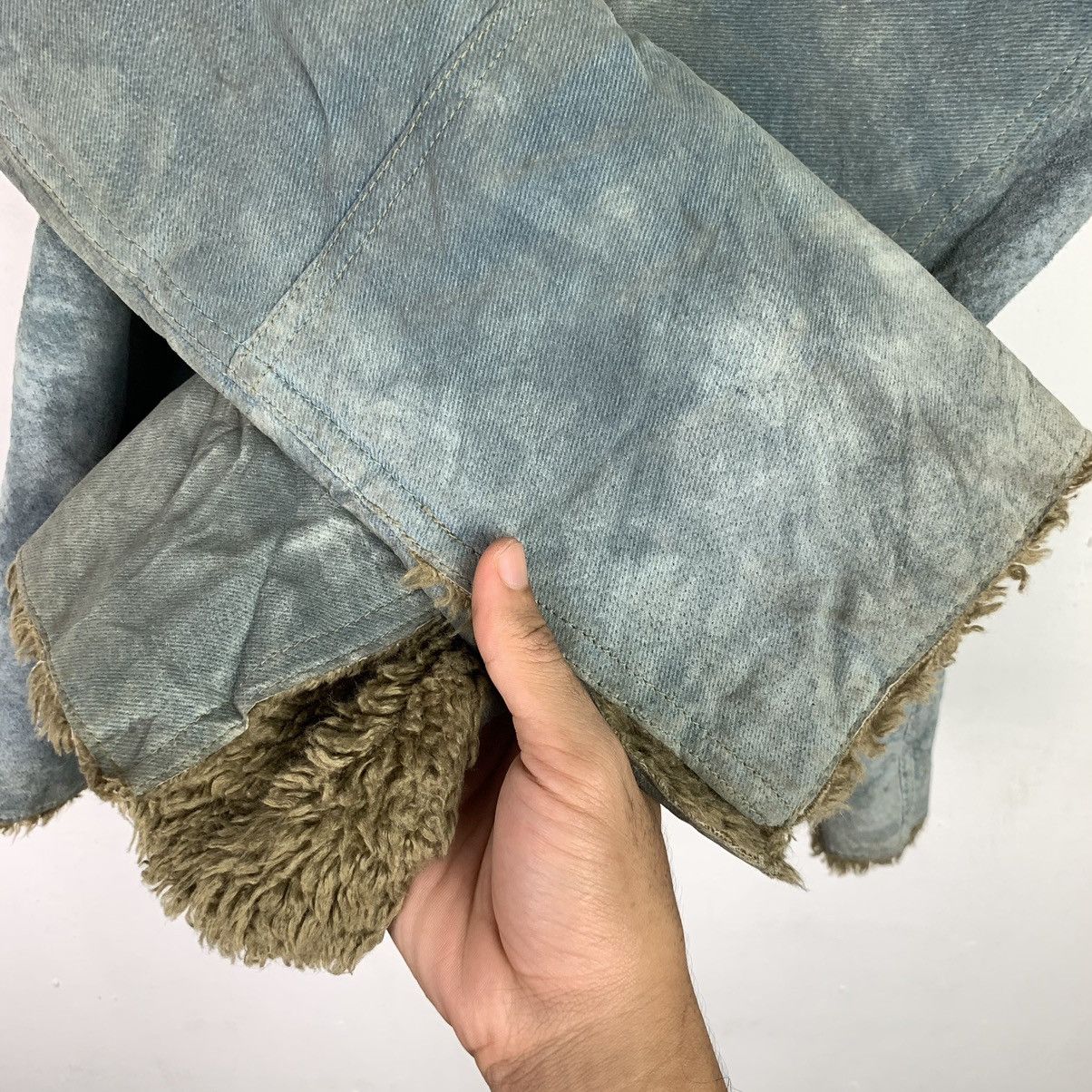 Guess × Vintage Vintage Guess Blue Sherpa Jacket Size US M / EU 48-50 / 2 - 11 Thumbnail