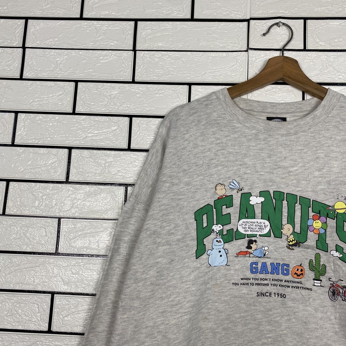 Japanese Brand 📌Vintage Sweatshirt Peanuts Big Logo Cartoon Size US S / EU 44-46 / 1 - 8 Thumbnail