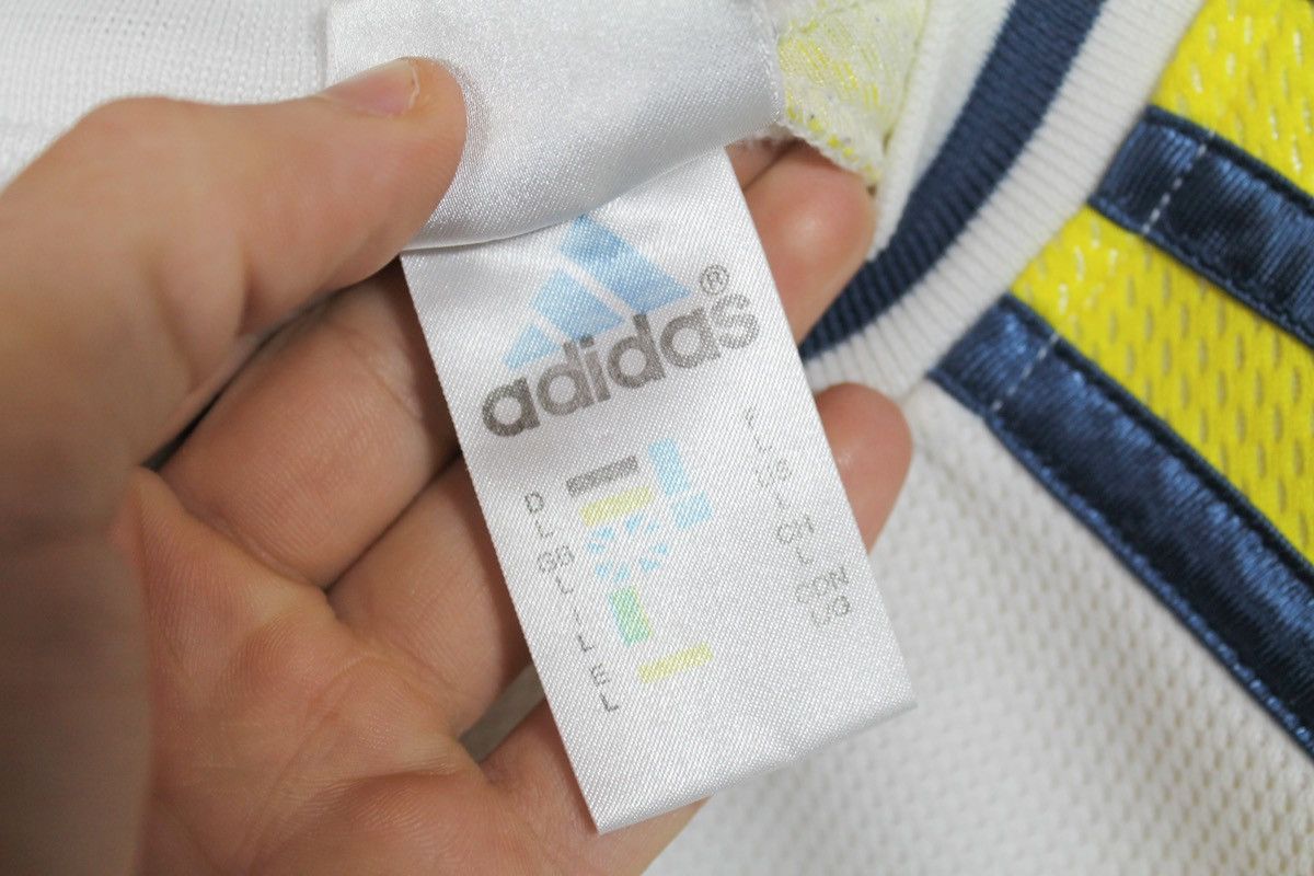 Adidas × Vintage Vintage Adidas Basketball Sweater Jersey White Mens Size L Size US L / EU 52-54 / 3 - 6 Thumbnail