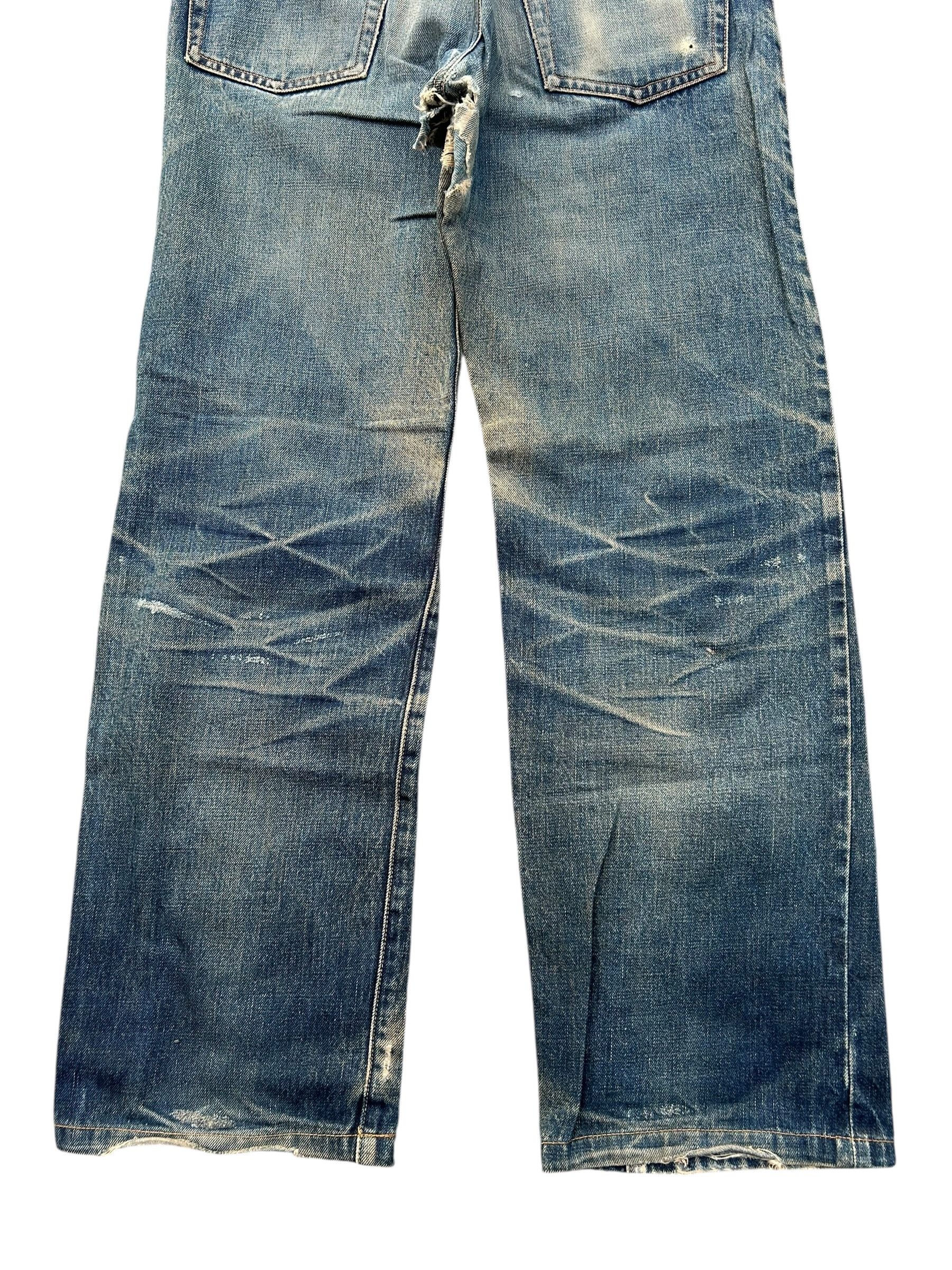 Avirex × Kapital × Vintage Vintage Avirex Selvedge Button 13star Distressed Denim Jeans Size US 31 - 5 Thumbnail