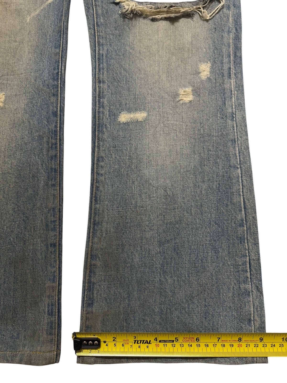 If Six Was Nine Vintage Y2K Japanese Brand Mud Wash Studded Goth Wide Leg Size US 30 / EU 46 - 13 Thumbnail