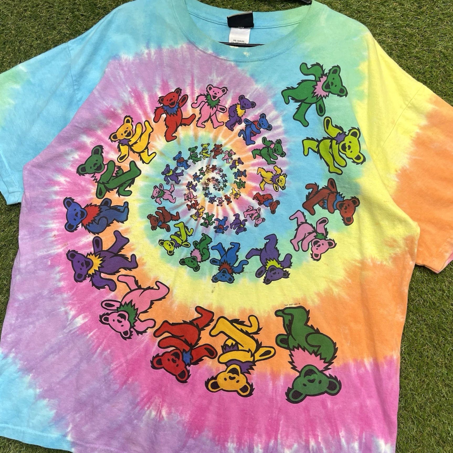 Liquid Blue VINTAGE Grateful Dead Shirt Mens XL Liquid Blue Tie Dye Dancing Bear Spiral Size US XL / EU 56 / 4 - 3 Thumbnail