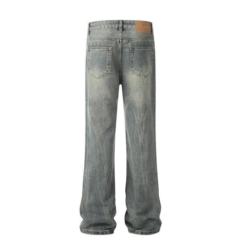 Vintage American high street style washed blue jeans for men Size US 32 / EU 48 - 2 Thumbnail