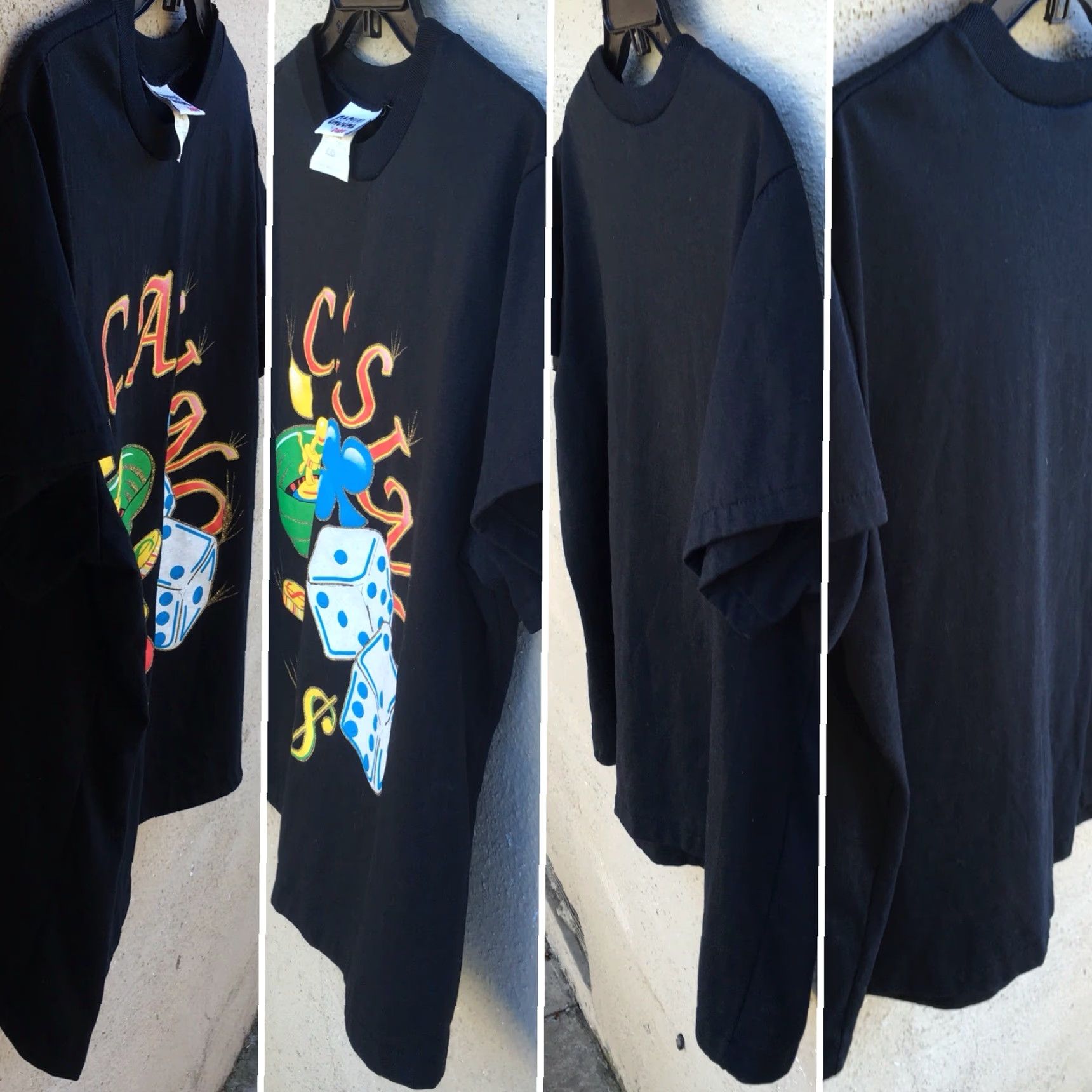 Vintage VINTAGE Casual Knit Wear By Dobie T-Shirt L Black 50/50 Polyester Cotton Casual Mens Size L / US 10 / IT 46 - 5 Thumbnail