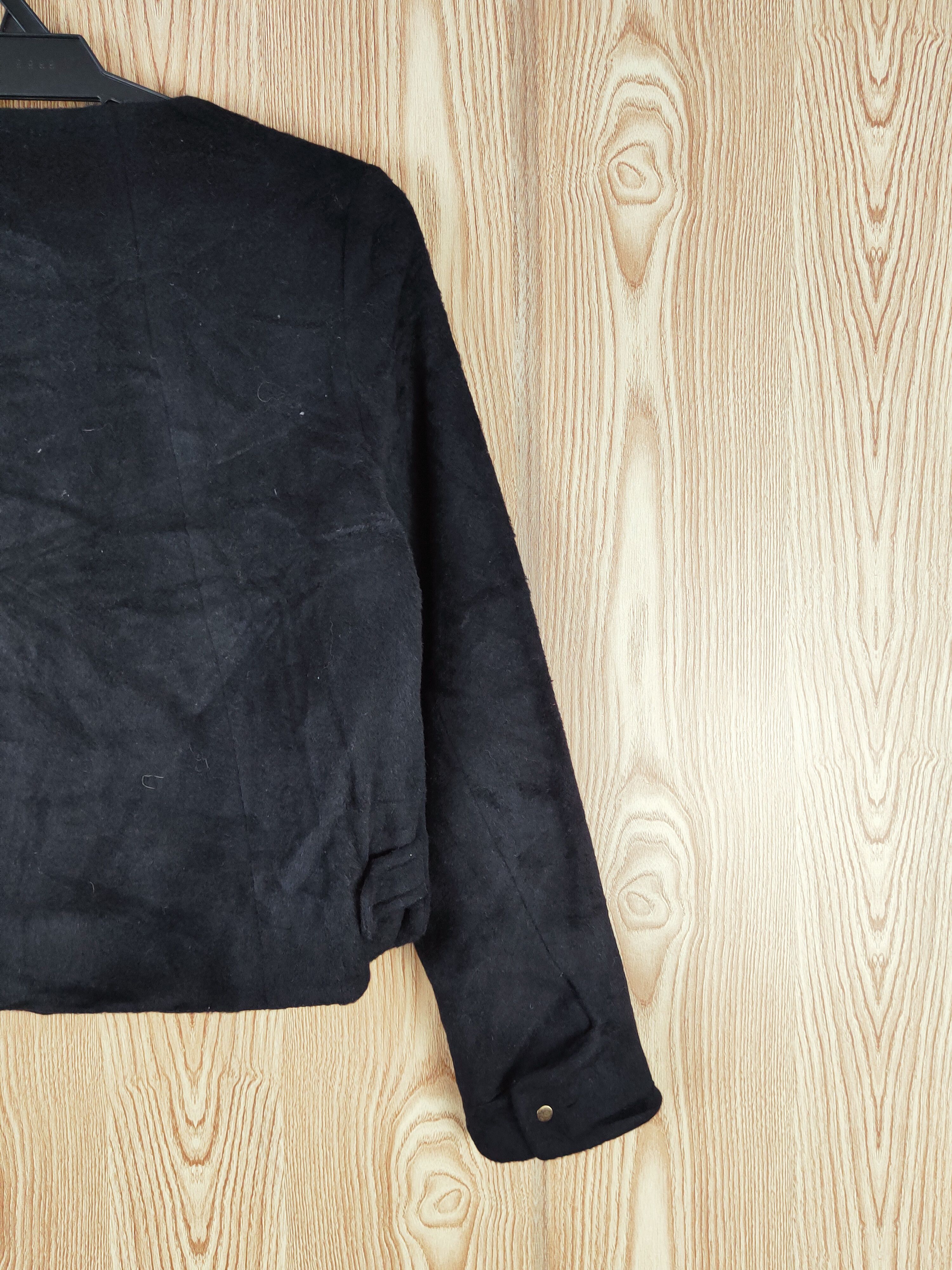 Japanese Brand × Vintage Artists Design 💥 Namu Black Wool Cropped Jackets Size S / US 4 / IT 40 - 8 Thumbnail