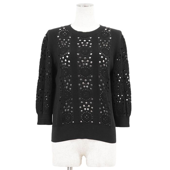 Chanel Chanel Chanel Knit Top Textile Tops P62984 DUTY FREE for USA Size ONE SIZE - 1 Thumbnail