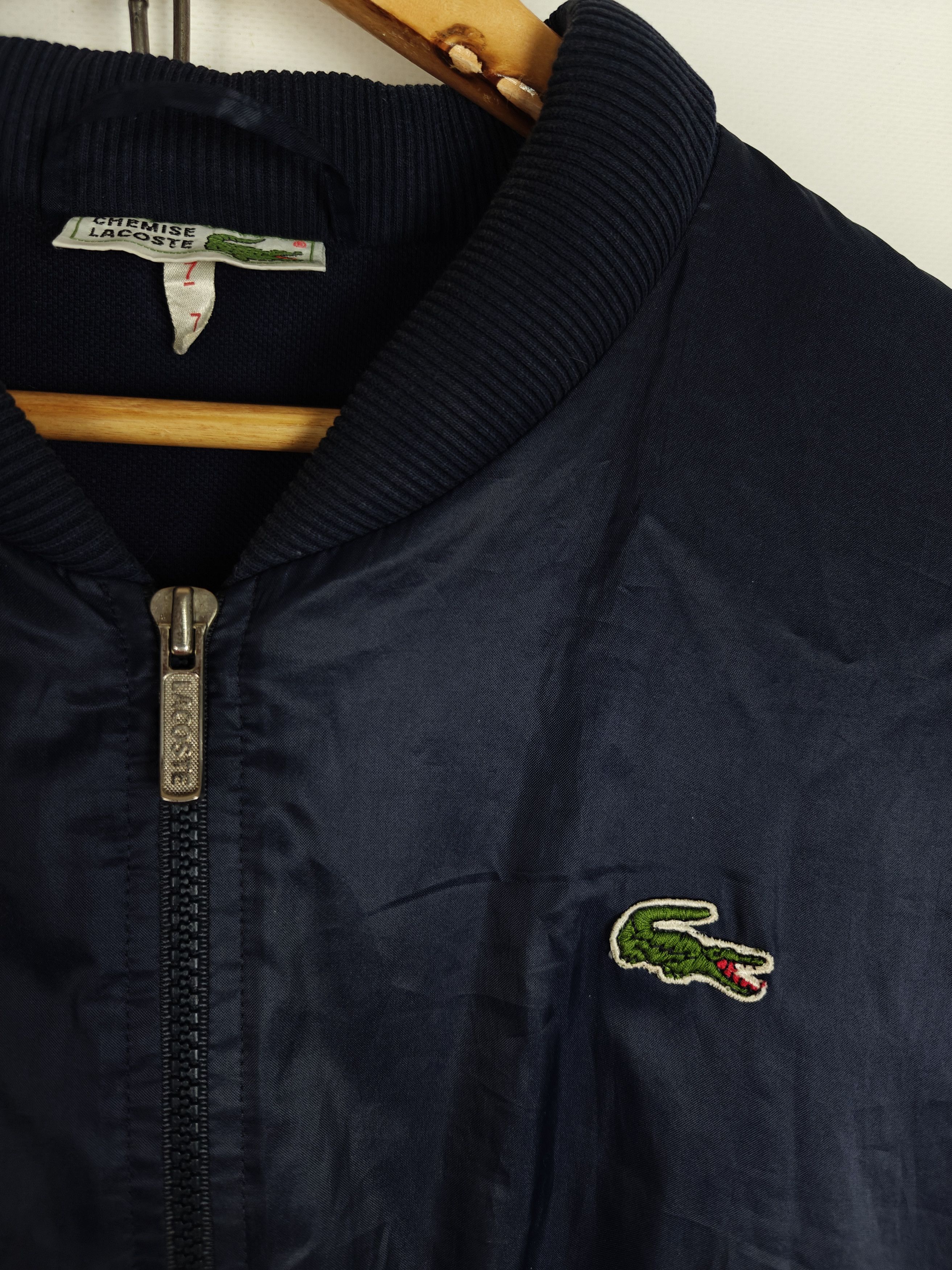 Lacoste Lacoste VTG Bomber Jacket France Blue size 7 (XL) Size US XL / EU 56 / 4 - 6 Thumbnail