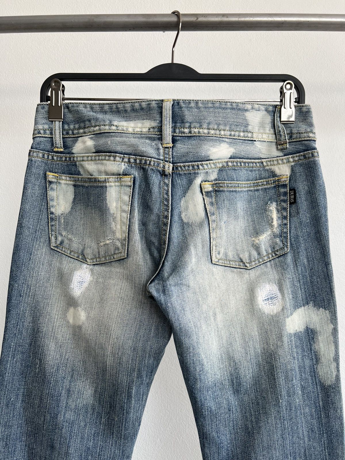 Vintage Thrashed Duras Repair Denim Pants like Number(n)ine Size US 30 / EU 46 - 7 Thumbnail