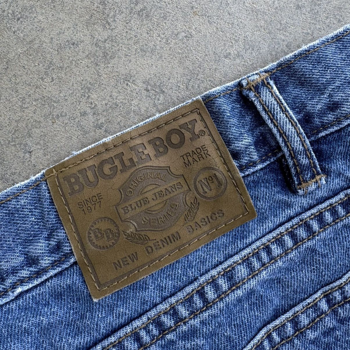 Bugle Boy × Vintage Vintage 90's Bugle Boy Jean Shorts 34" Waist Jorts Size US 34 / EU 50 - 6 Thumbnail