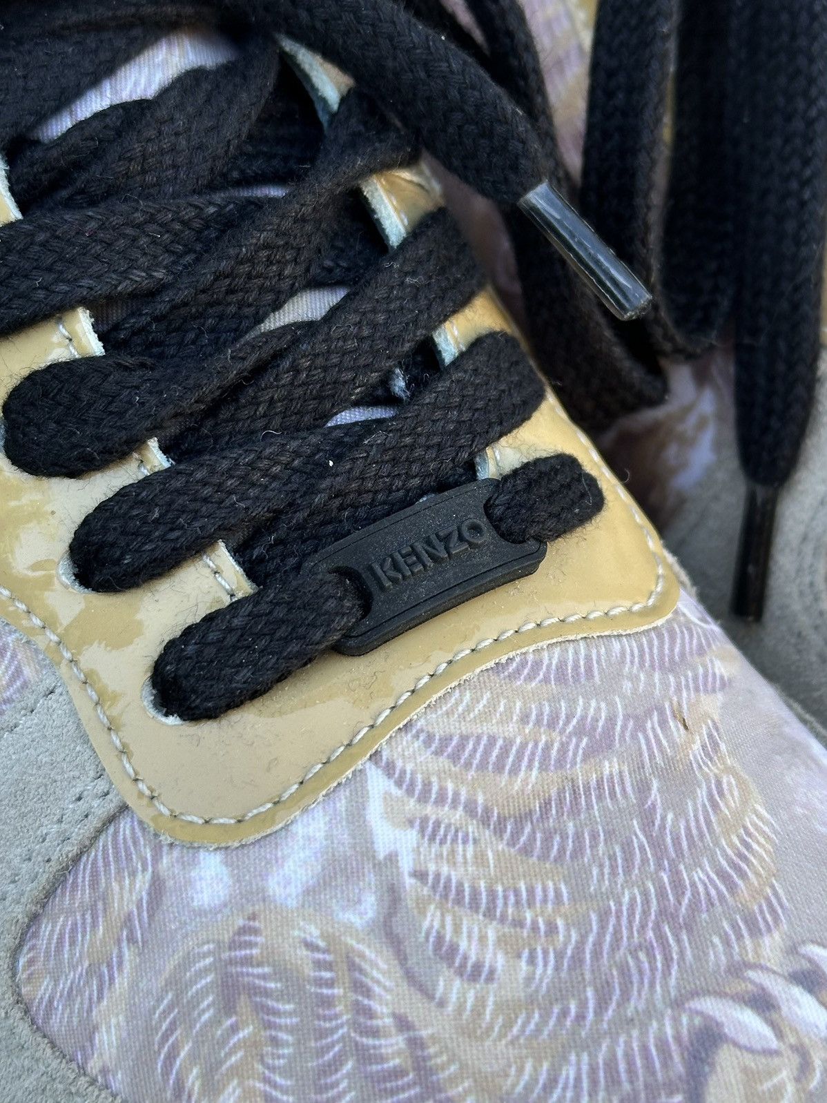 Japanese Brand × Kenzo Kenzo Paris Flying Tiger Tennis fabric sneakers, size 38 Size US 6 / IT 36 - 8 Thumbnail