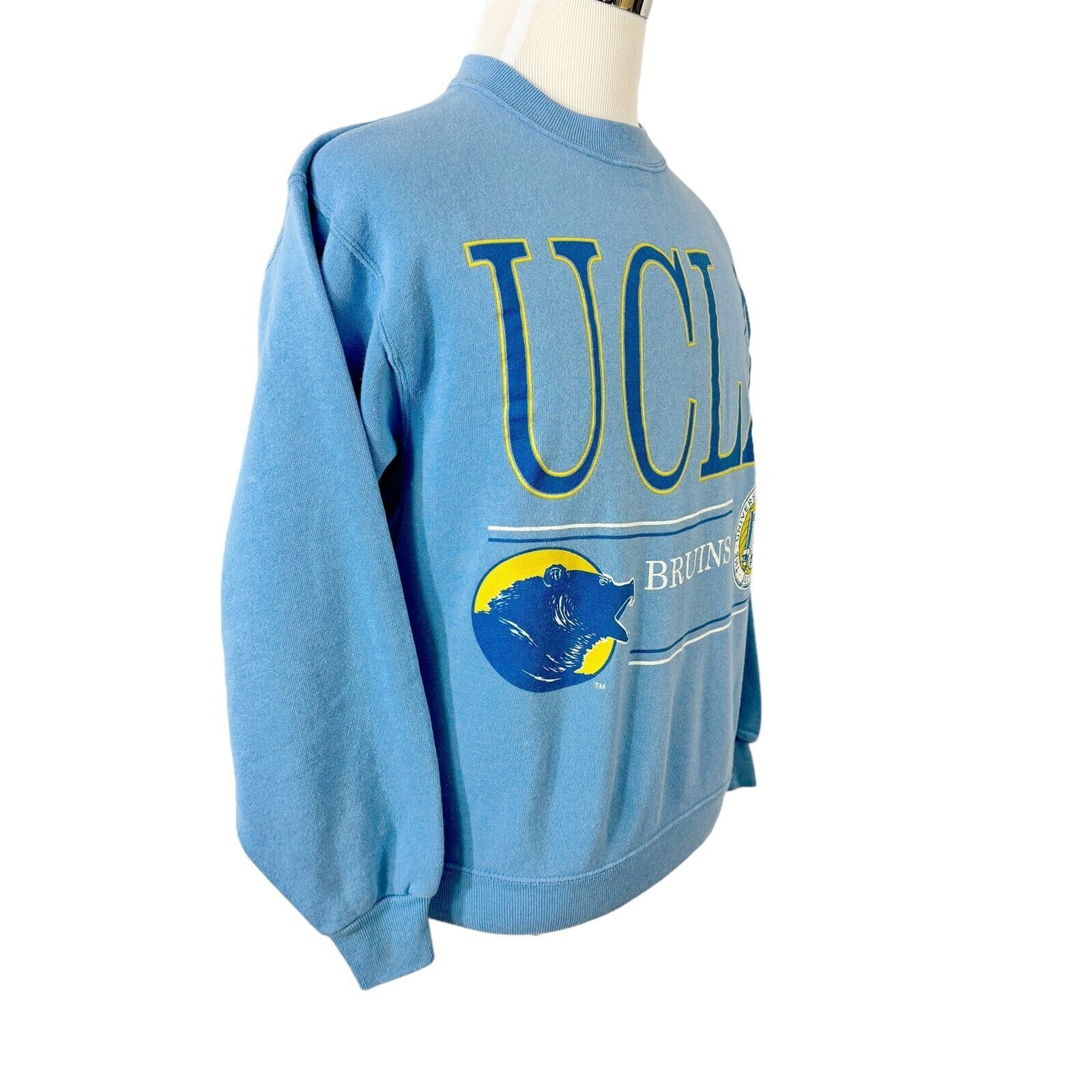 Hanes UCLA Bruins Sweatshirt Blue Los Angeles California Size US L / EU 52-54 / 3 - 3 Thumbnail
