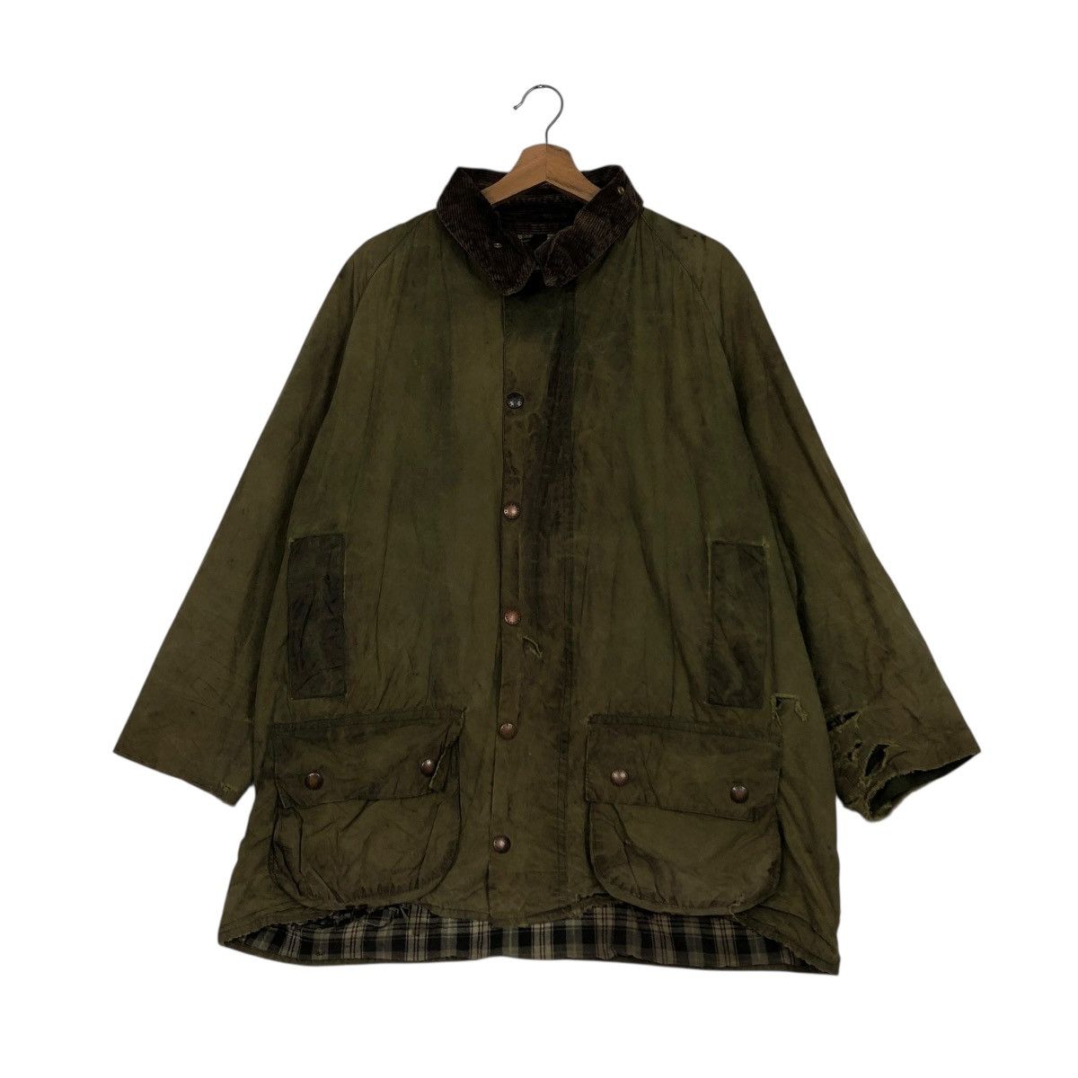 Barbour 🔥VINTAGE WAX JACKET SURVIVAL BARBOUR ENGLAND BLANKET Size US M / EU 48-50 / 2 - 4 Thumbnail