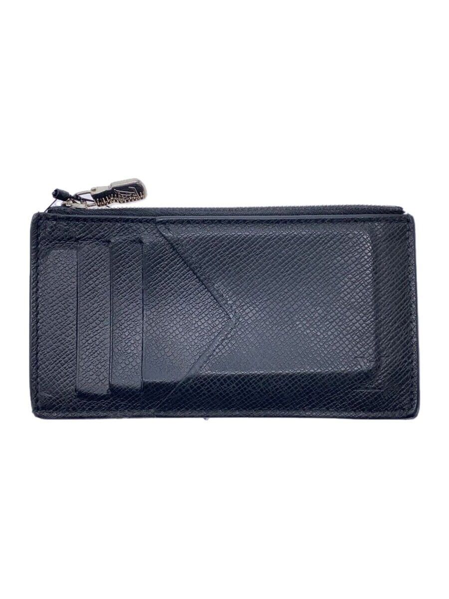 Louis Vuitton Louis Vuitton Taiga Coin Card Holder Cowhide Black Size ONE SIZE - 1 Thumbnail