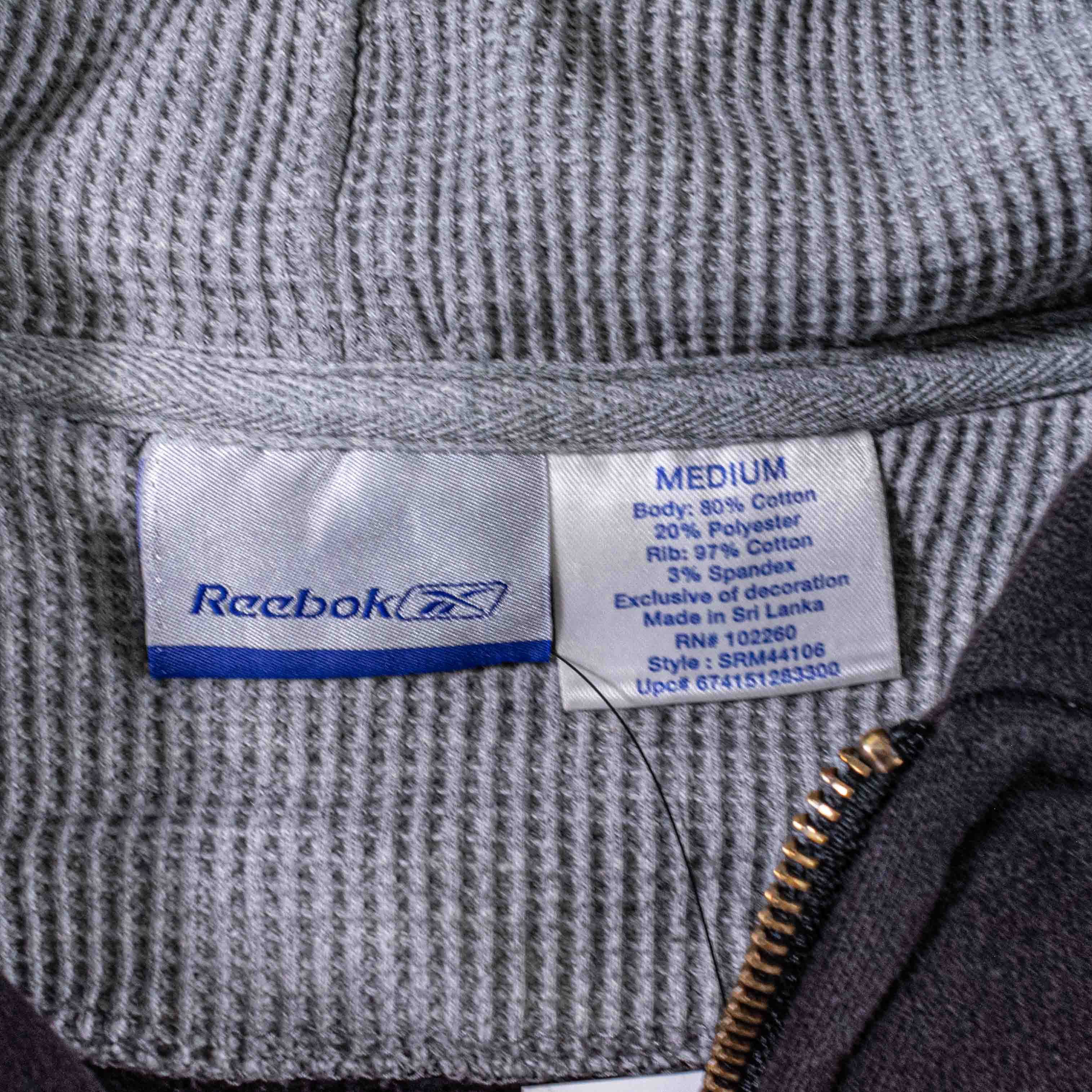 Reebok VTG Reebok Sun Faded Zip Hoodie Distressed Thrashed Y2K Boxy Size US M / EU 48-50 / 2 - 3 Thumbnail
