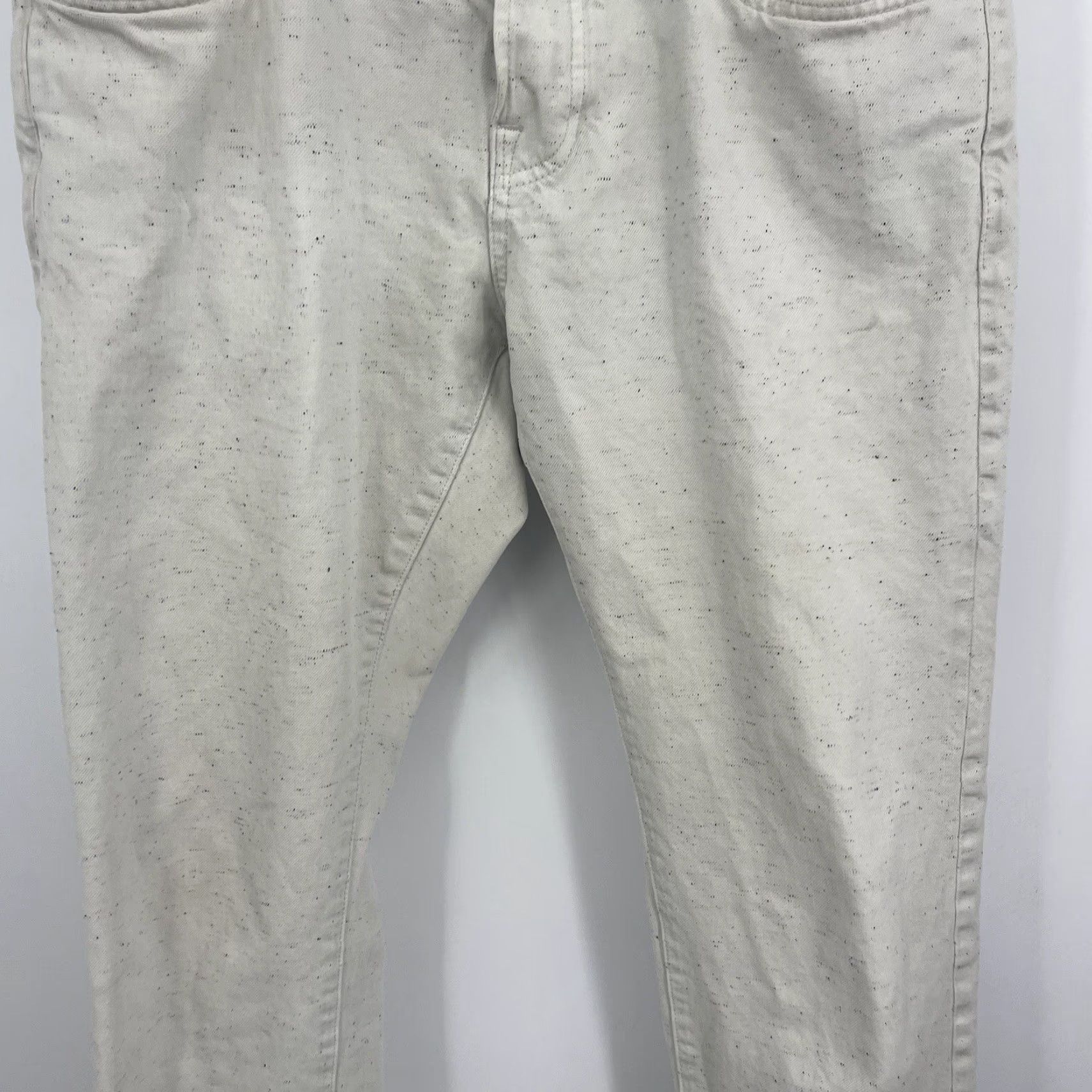 Scotch & Soda Scotch & Soda Jeans Mens 29 x 30 Gray Ralston Caliente Button Fly Distress RAW - Denim Slim Regular Retro 2010s Mens Jeans Size US 29 - 2 Thumbnail