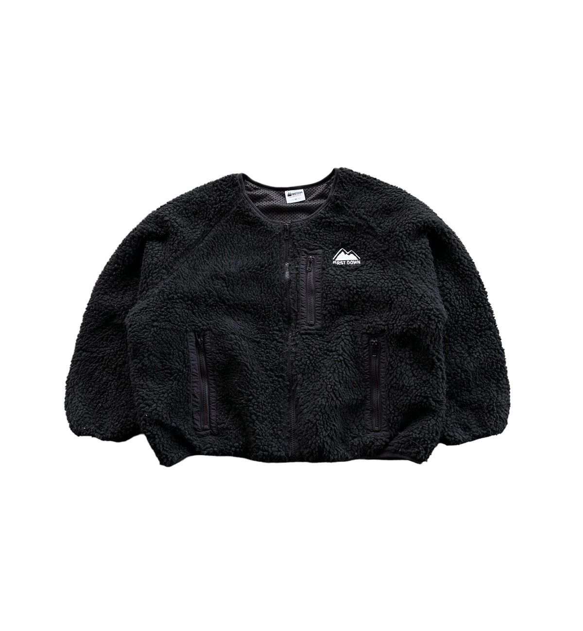 Vintage First Down Fleece Jacket Size M / US 6-8 / IT 42-44 - 3 Thumbnail