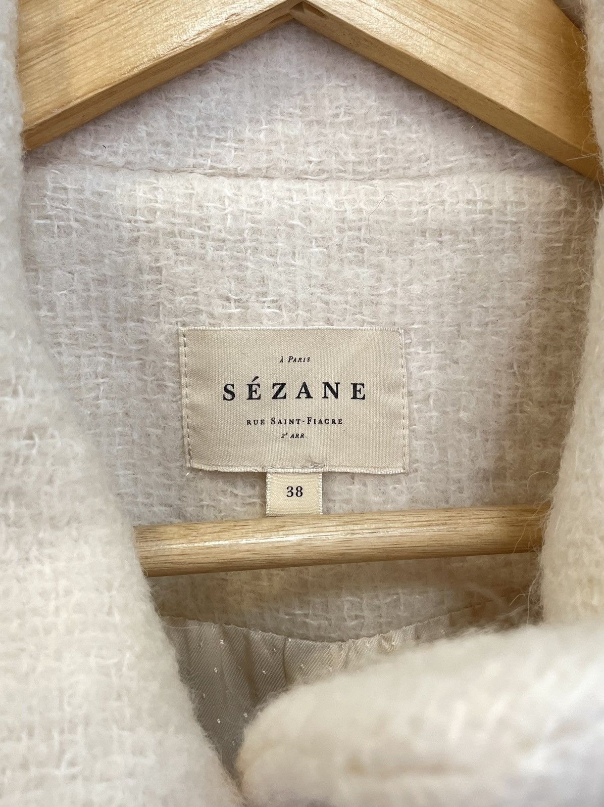 Sezane Sézane Wool-Blend Jacket – Size FR38 – Made in Bulgaria Size S / US 4 / IT 40 - 10 Thumbnail