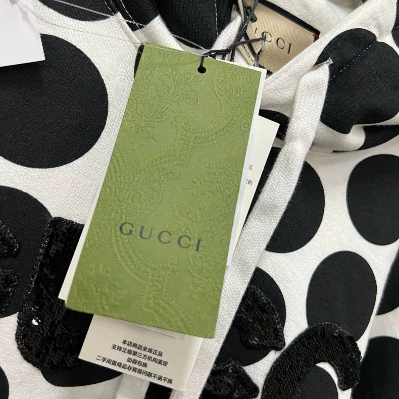 Gucci Gucci Contrast color dot logo hoodie 2502-Nextarrow Size US S / EU 44-46 / 1 - 4 Thumbnail