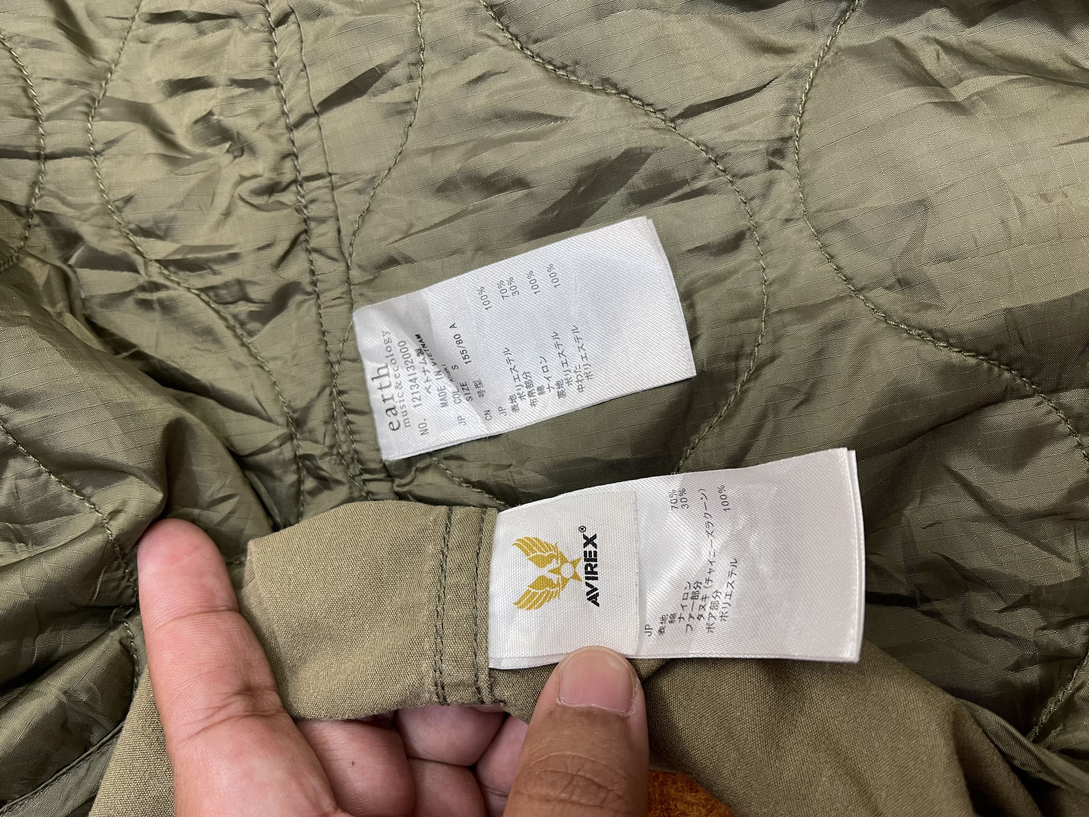 Avirex × Japanese Brand Vintage Avirex X Earth Music & Ecology Fish Tail Parka Jacke Size US S / EU 44-46 / 1 - 13 Thumbnail