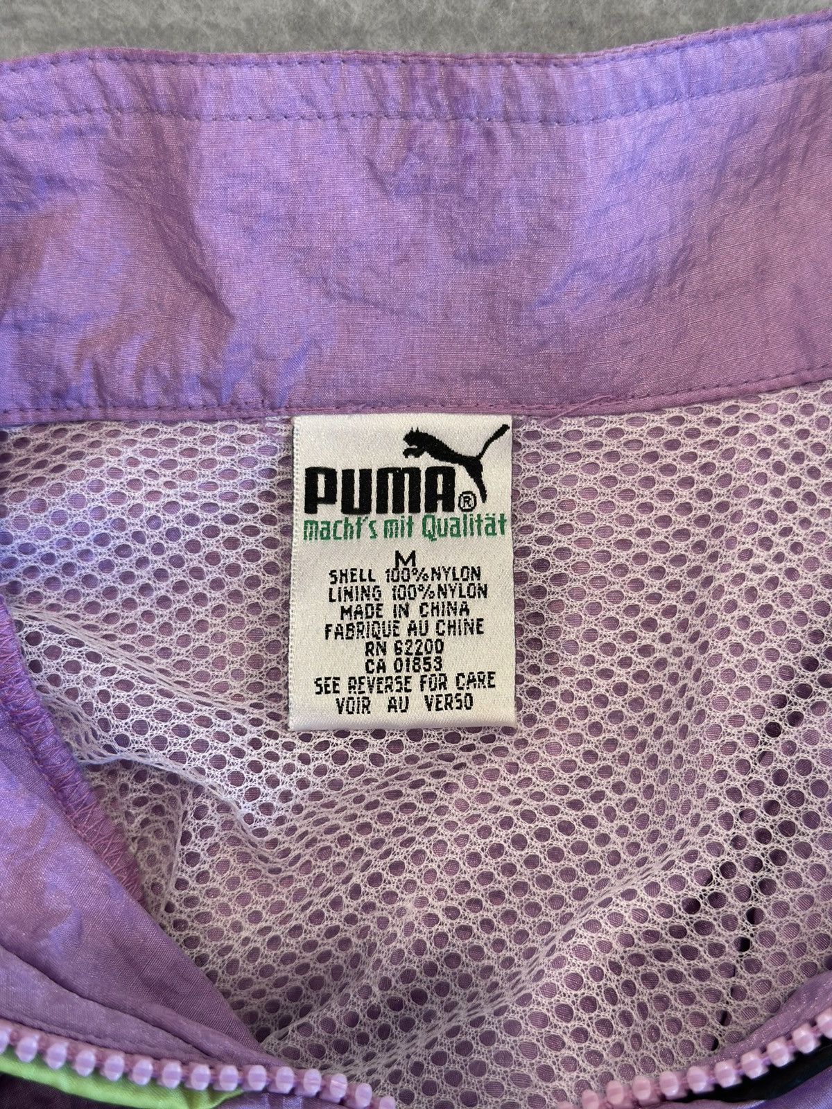 Puma Vintage 90s PUMA Purple Two-Piece Tracksuit Set Size M / US 6-8 / IT 42-44 - 11 Thumbnail