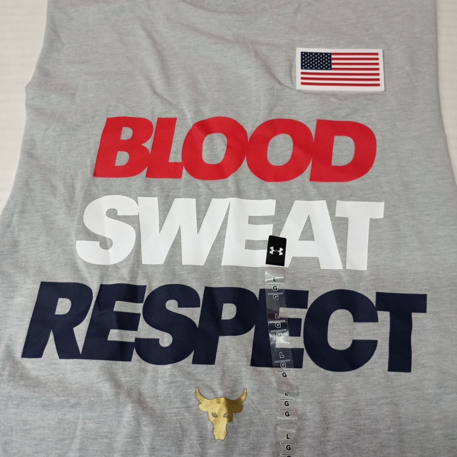 Under Armour Men’s Size L Under Armour Project Rock RWB Graphic Tank Top Size US L / EU 52-54 / 3 - 2 Thumbnail