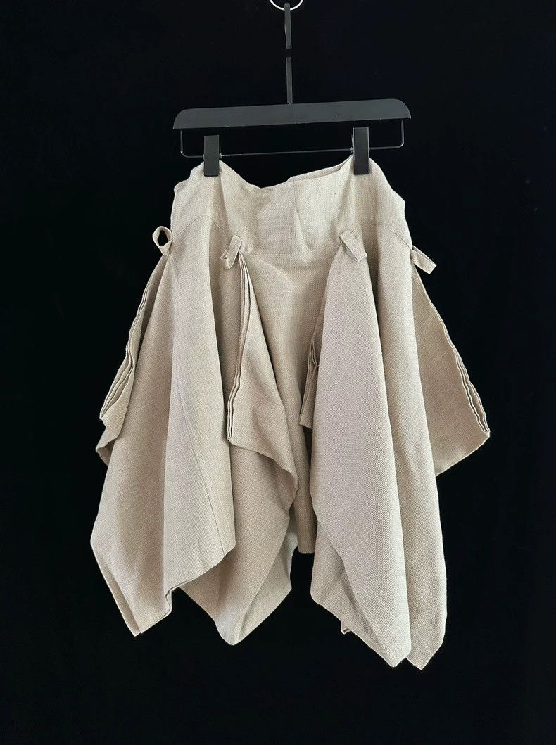 Issey Miyake Issey Miyake size:M White three-dimensional layering skirt Size 23" - 3 Thumbnail