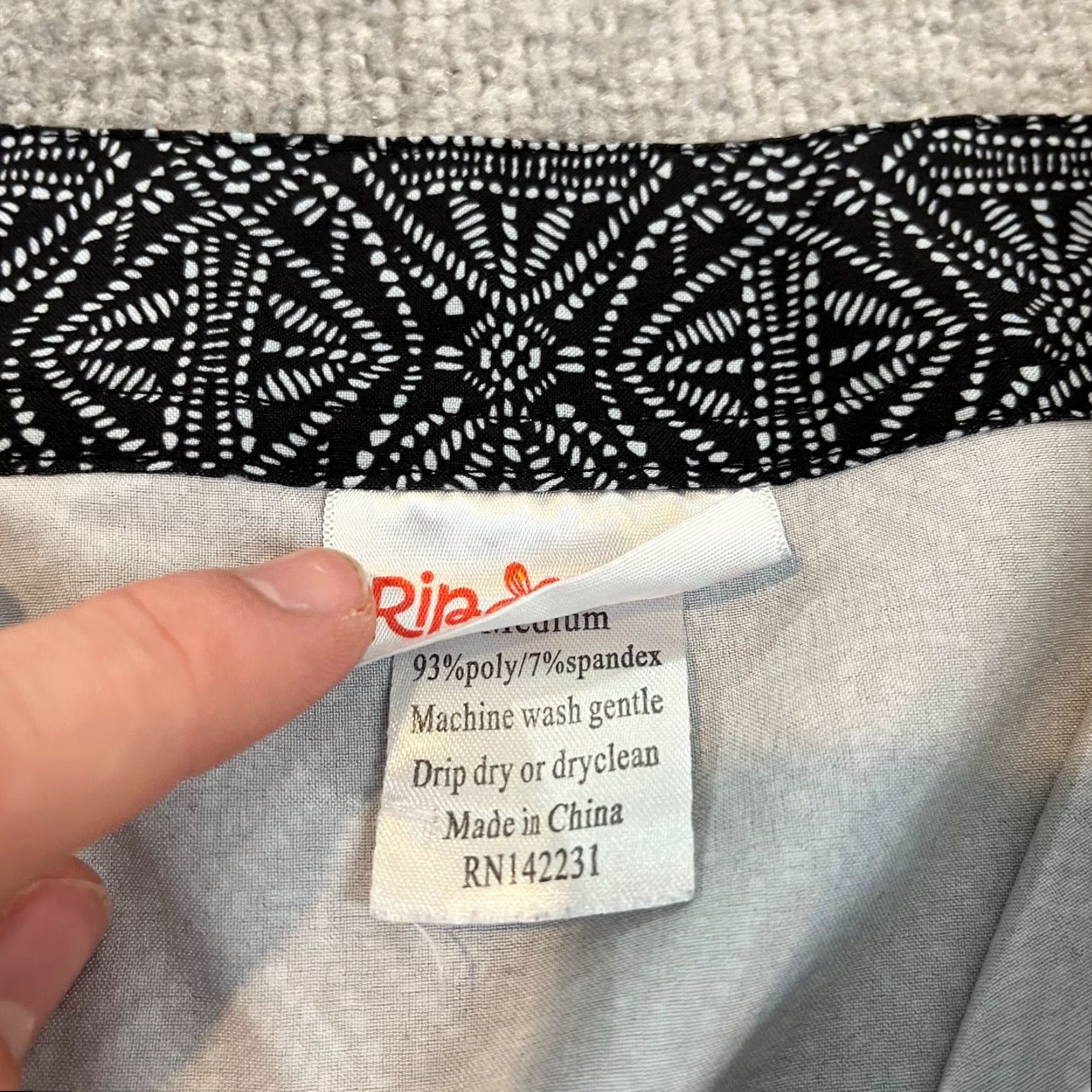 Vintage RipSkirt Womens Medium White Black 16" Beach Cover Up Access Hawaii Adjustable Midi Skirt Wrap Summer Beach Womens Size 32" / US 10 / IT 46 - 4 Thumbnail