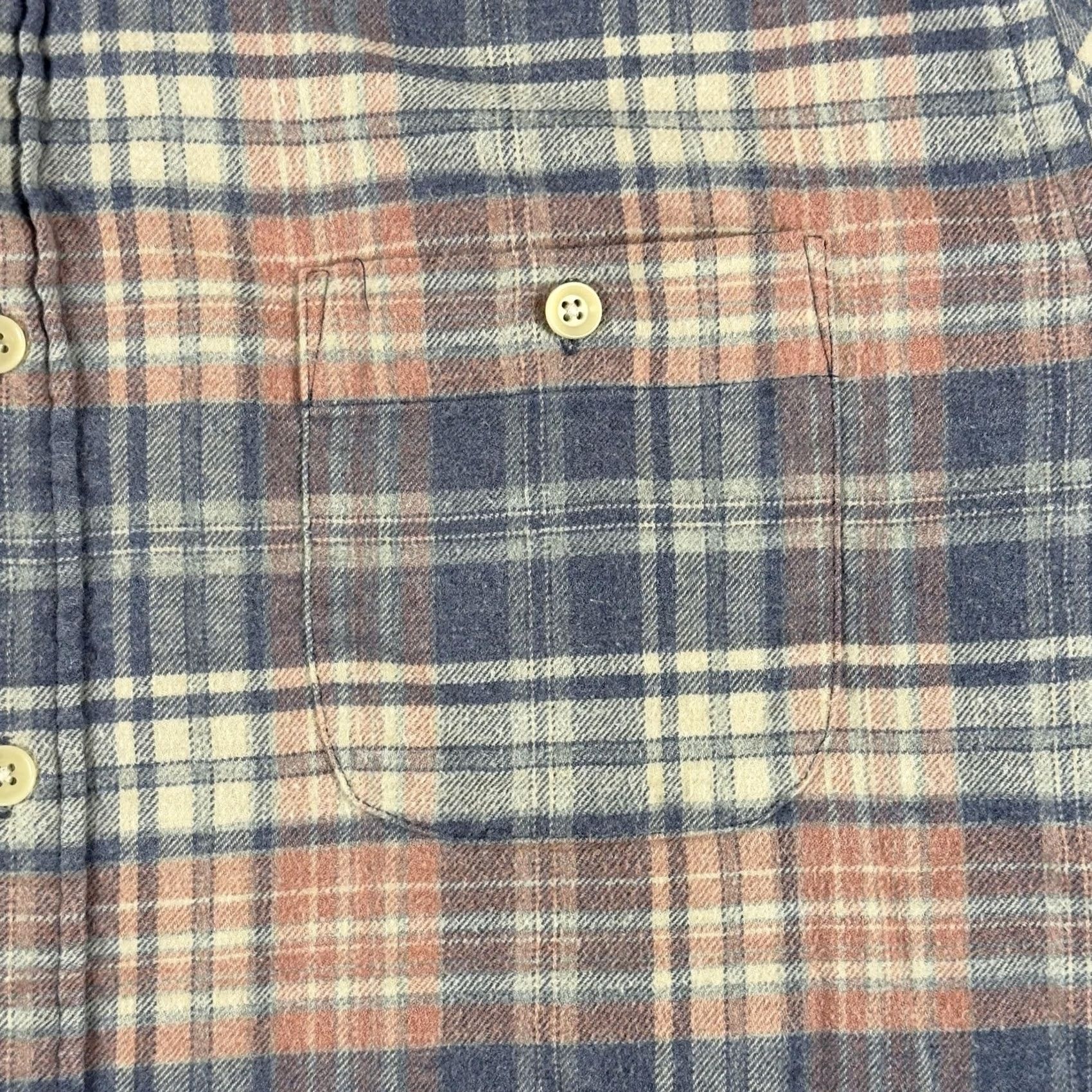 Faherty Faherty Shirt Mens XL Blue Plaid Flannel Long Sleeve Button Up Casual Soft Size US XL / EU 56 / 4 - 4 Thumbnail