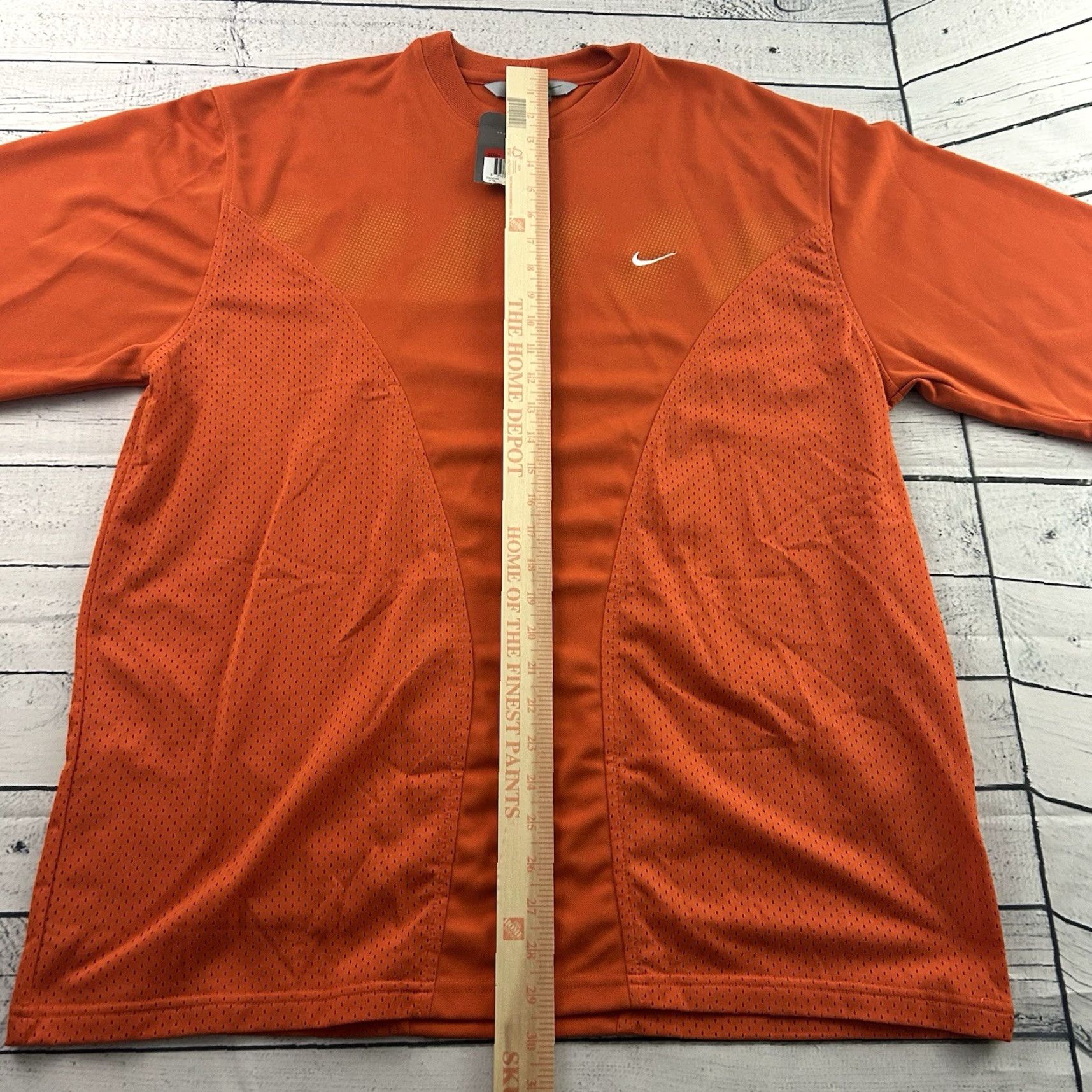 Nike VINTAGE Nike Short Sleeve Jersey Shirt Men's L Orange Jersey 90s Nike Shirt Mens L Orange Size US L / EU 52-54 / 3 - 4 Thumbnail