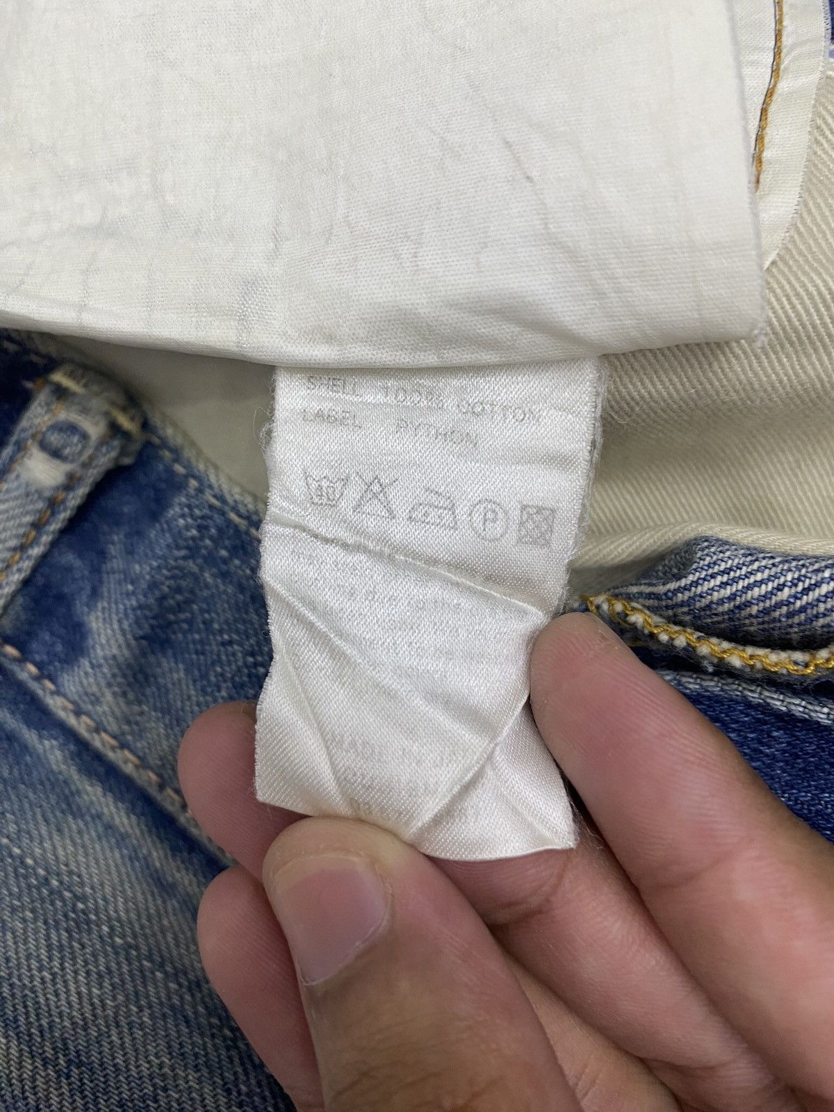 Visvim VISVIM 03D3 DISTRESSED DAMAGE DENIM JEANS Size US 31 - 9 Thumbnail