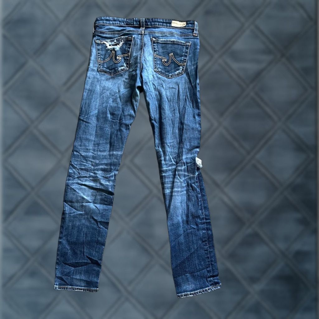 Vintage VINTAGE Adriano Goldschmied Jeans Womens 27 Skinny Straight Denim Pants City Preppy Blue 90s Womens Size 27" / US 4 / IT 40 - 1 Thumbnail
