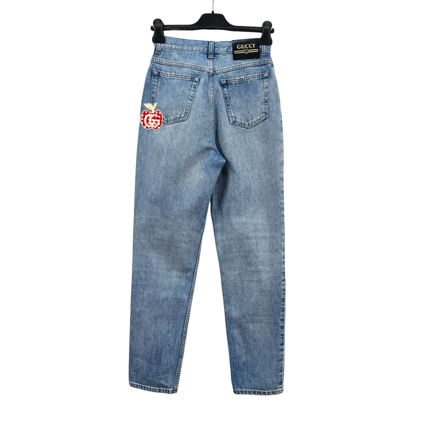 Gucci Gucci GG Apple Patch Jeans Size 24 Size 24" / US 00 / IT 34 - 1 Thumbnail