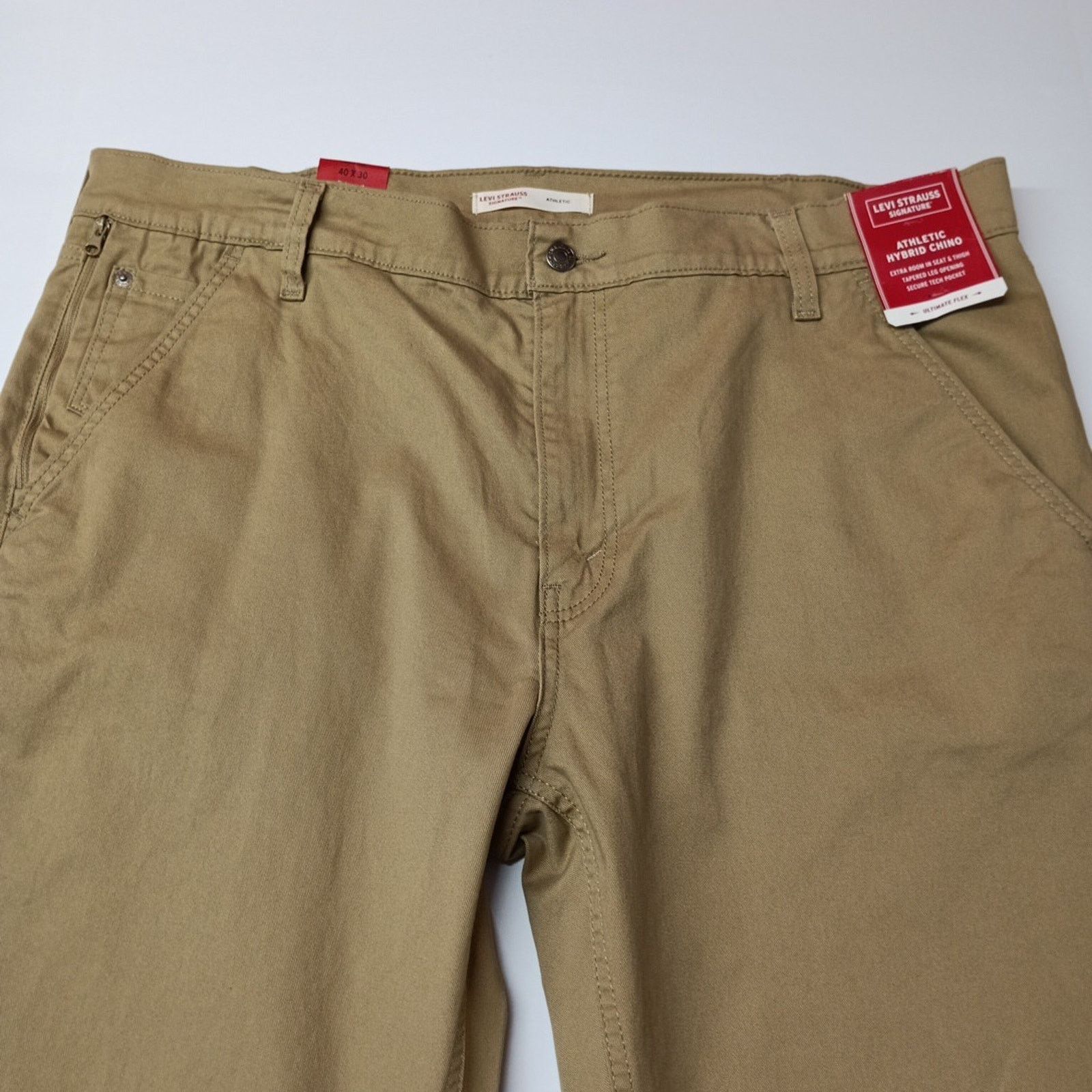 Levi's Signature By Levi Strauss Chino Pants Men's Size 40x30 Khaki Size US 40 / EU 56 - 4 Thumbnail