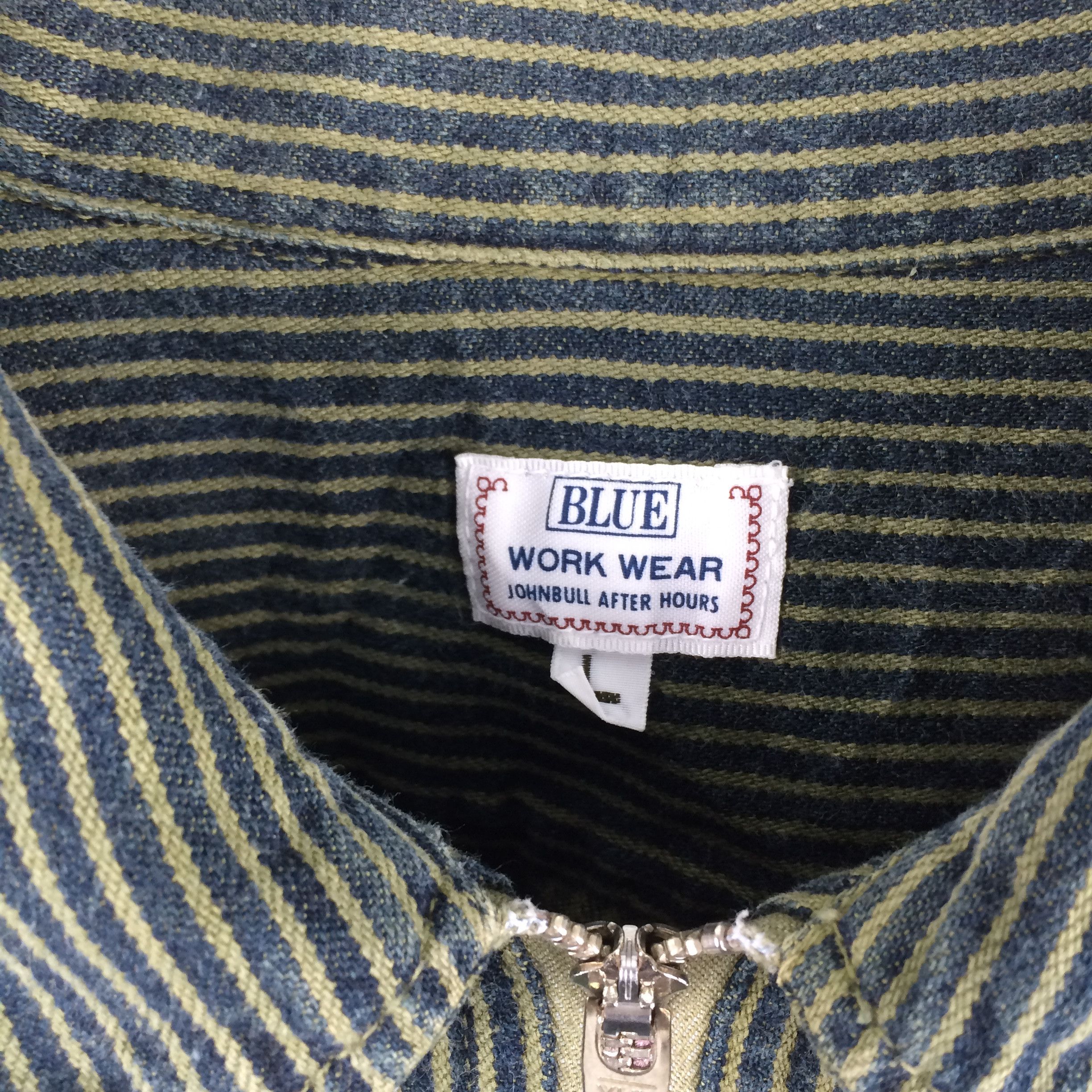 Johnbull H24 JOHN BULL X BLUE DENIM WORKWEAR SHIRT STRIPED Size US L / EU 52-54 / 3 - 5 Thumbnail